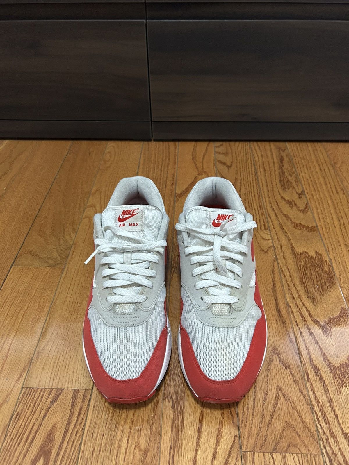Nike Nike Air Max 1 Anniversary Red Size US 12 / EU 45 - 2 Thumbnail