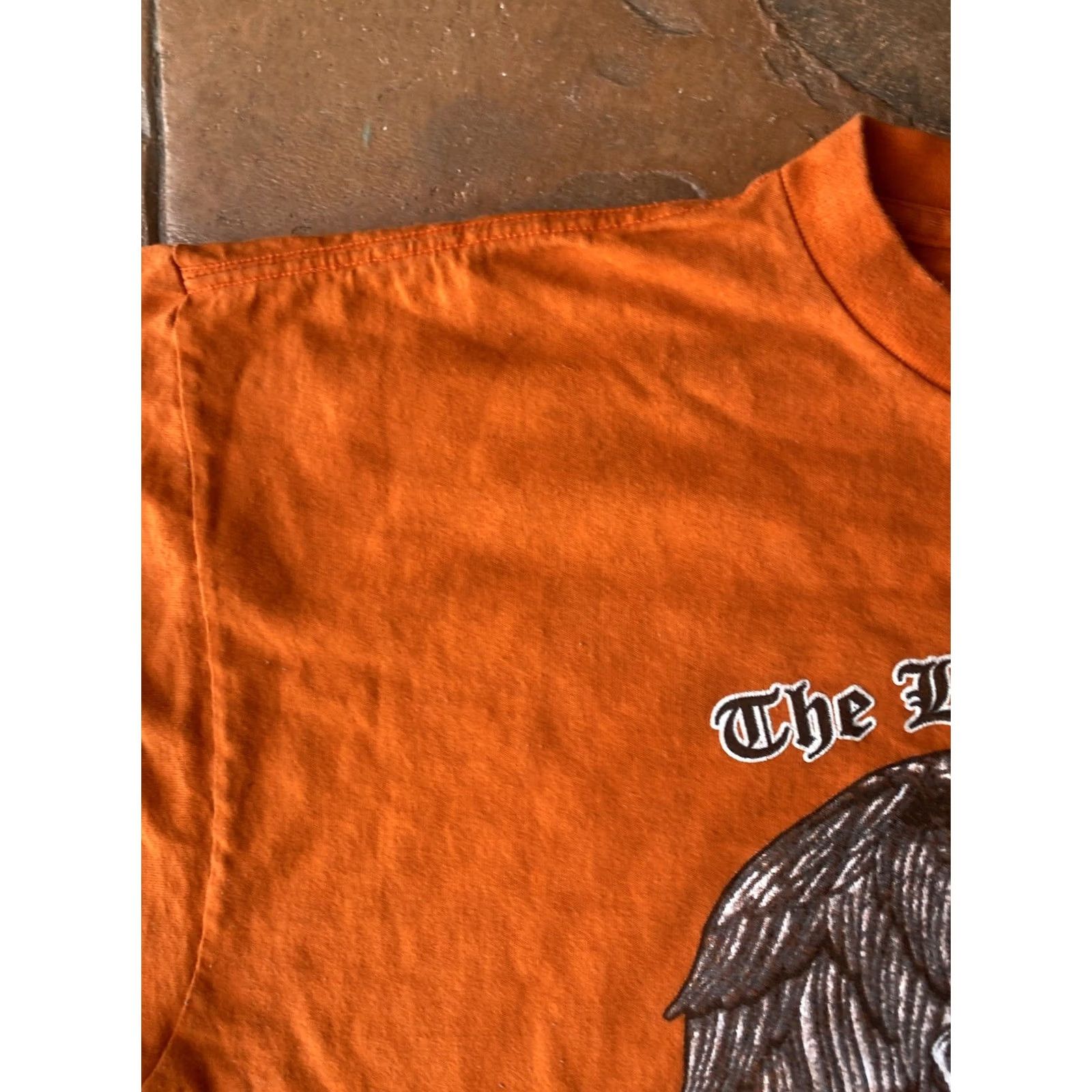Vintage VINTAGE The Lord is My Shepherd Christian Jesus T-Shirt XL Orange Cotton Crew Neck Short Sleeve Grunge 90s Mens Turkey USA Size US XL / EU 56 / 4 - 4 Thumbnail