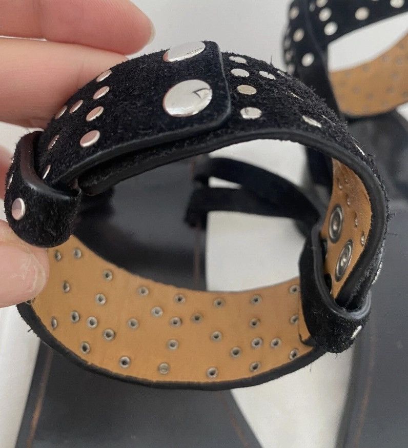 Isabel Marant Isabel Marant - black suede studded sandals - size 38 Size US 8 / IT 38 - 4 Thumbnail