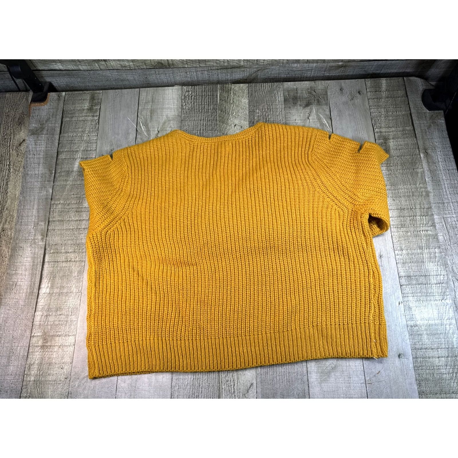 Vintage VINTAGE? Women’s Full Circle Trends Knitted Gold Sweater New With Tags Extra Large Size XL / US 12-14 / IT 48-50 - 4 Thumbnail