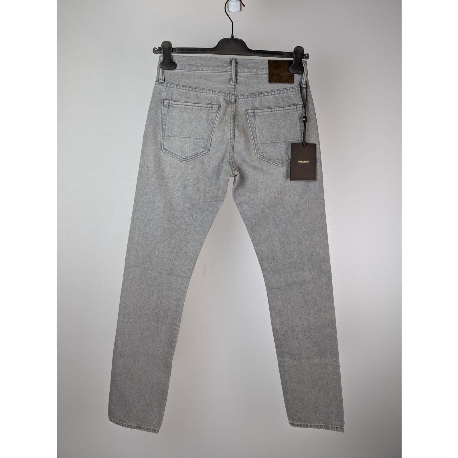Tom Ford o1rshd1 Slim-Fit Denim Jeans in Pale Grey Size US 30 / EU 46 - 16 Thumbnail