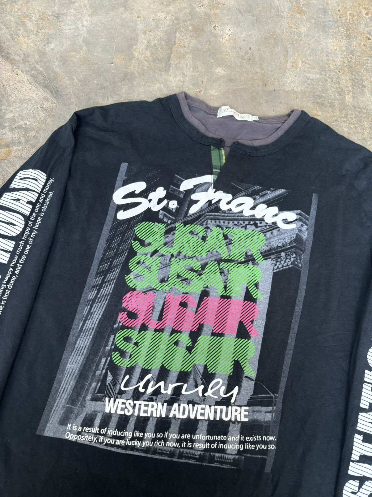 Hysteric Glamour × Japanese Brand Y2k ST. Franc Ifsixwasnine Punk style Longsleeve Size US L / EU 52-54 / 3 - 5 Thumbnail