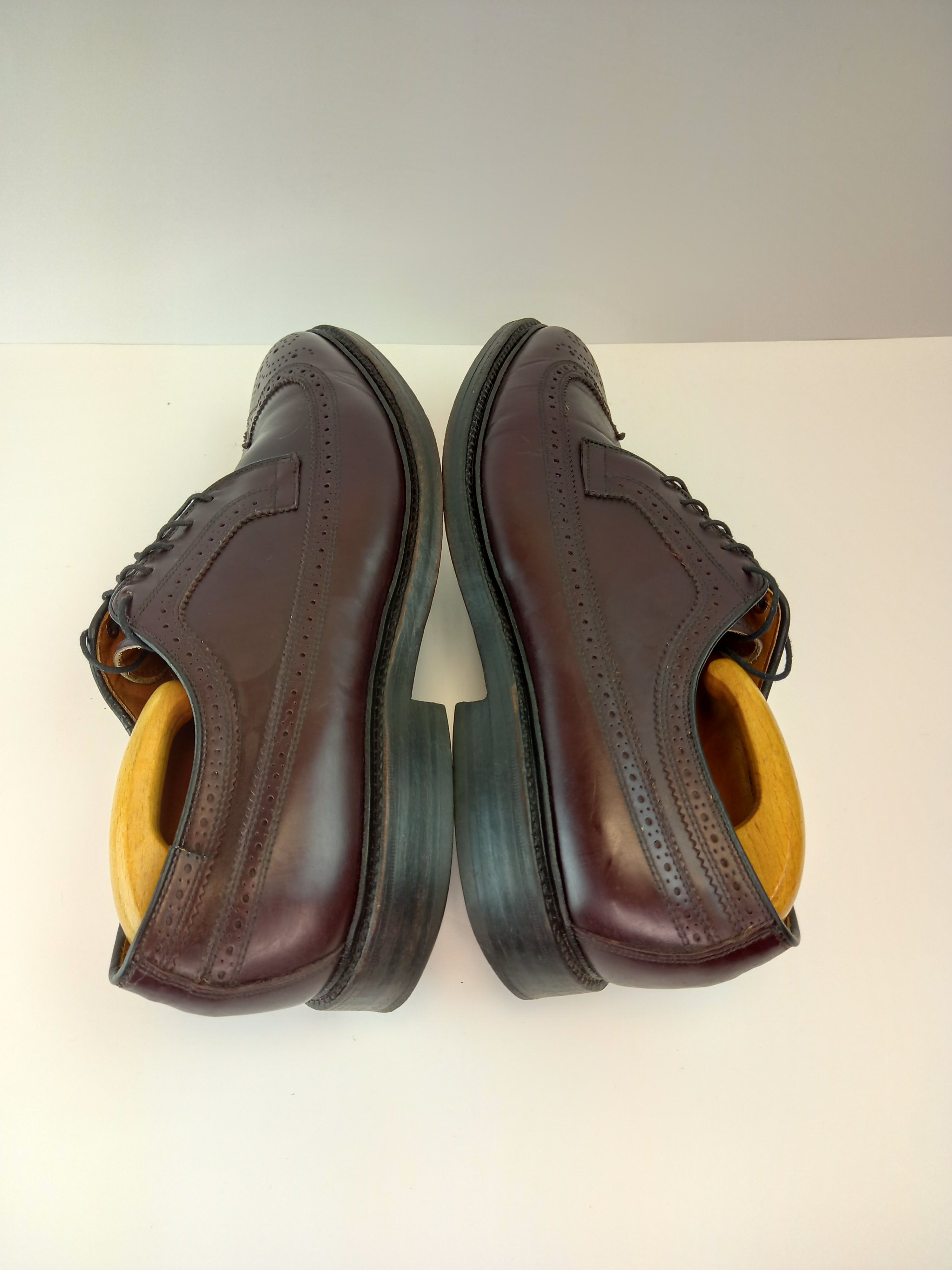 Allen Edmonds Allen Edmonds Red Burgundy Leather Oxford Shoes Size US 9.5 / EU 42-43 - 7 Thumbnail