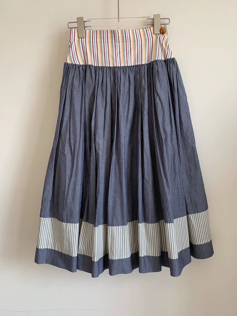 Other Vivienne Westwood size2 Striped patchwork skirt Size 29" - 1 Thumbnail