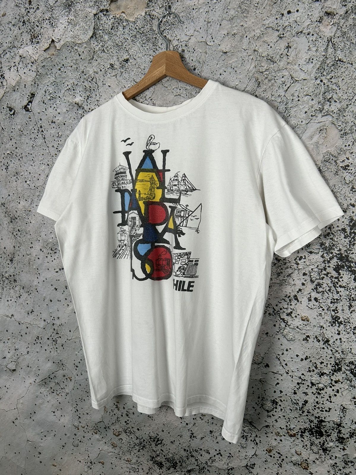Vintage Vintage Chile Tourist Graphic Tee Streetwear Hype Skate Size US L / EU 52-54 / 3 - 2 Thumbnail