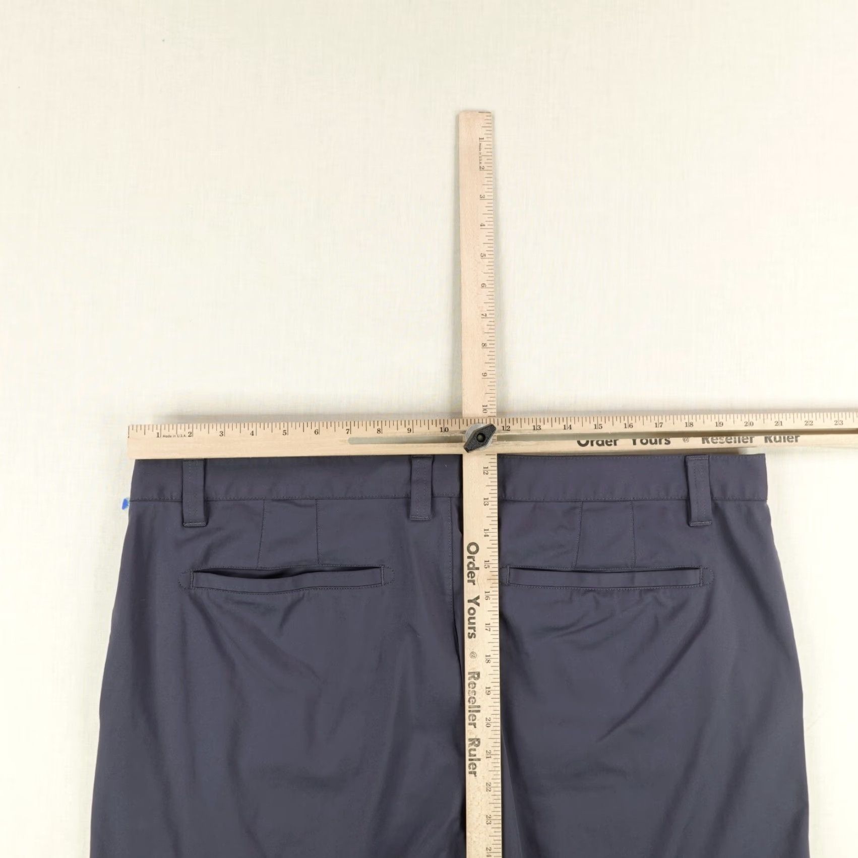Rhone Rhone Shorts 40 Navy Blue 9" Commuter Performance Chino Casual Golf Golfer Mens Size US 41 - 4 Thumbnail