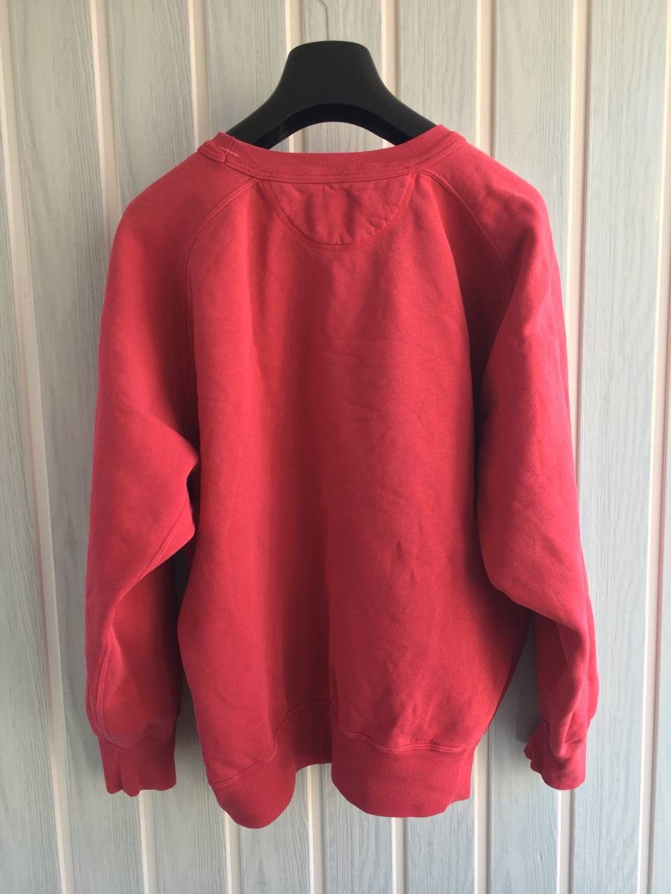Vintage Best Company Red Basic Cotton Sweatshirt