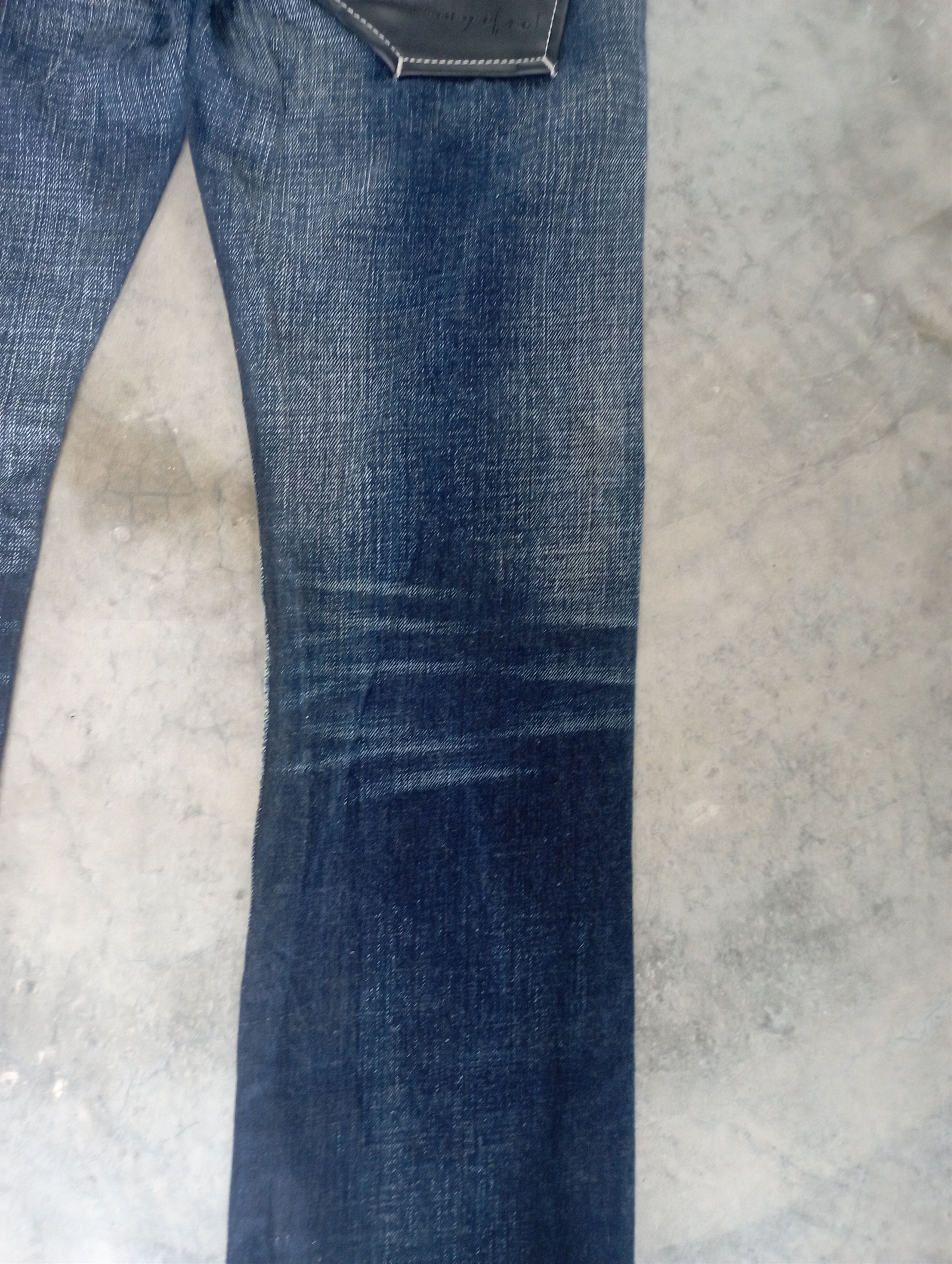 Tornado Mart Avantgarde Jeans + Leather Japanese Army Of Mo! Jeans Size US 30 / EU 46 - 14 Thumbnail