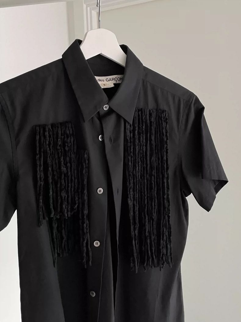 Comme des Garcons Comme Des Garcons Short sleeve fringed shirt Size S / US 4 / IT 40 - 2 Thumbnail