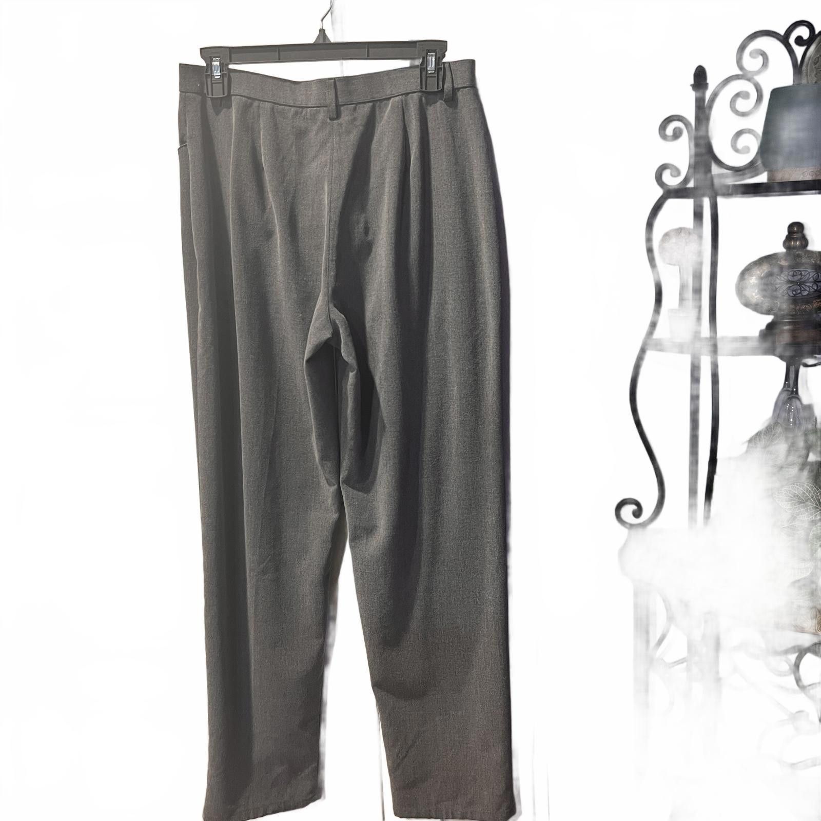 Harve Benard Harvé Benard Women's Gray Dress Pants Size 30" / US 8 / IT 44 - 2 Thumbnail