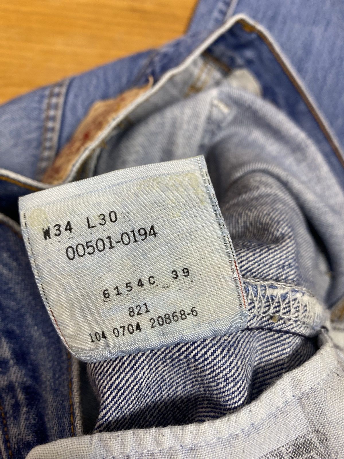 Levi's Vintage 90s Levi’s 501 jeans denim Size US 34 / EU 50 - 11 Thumbnail