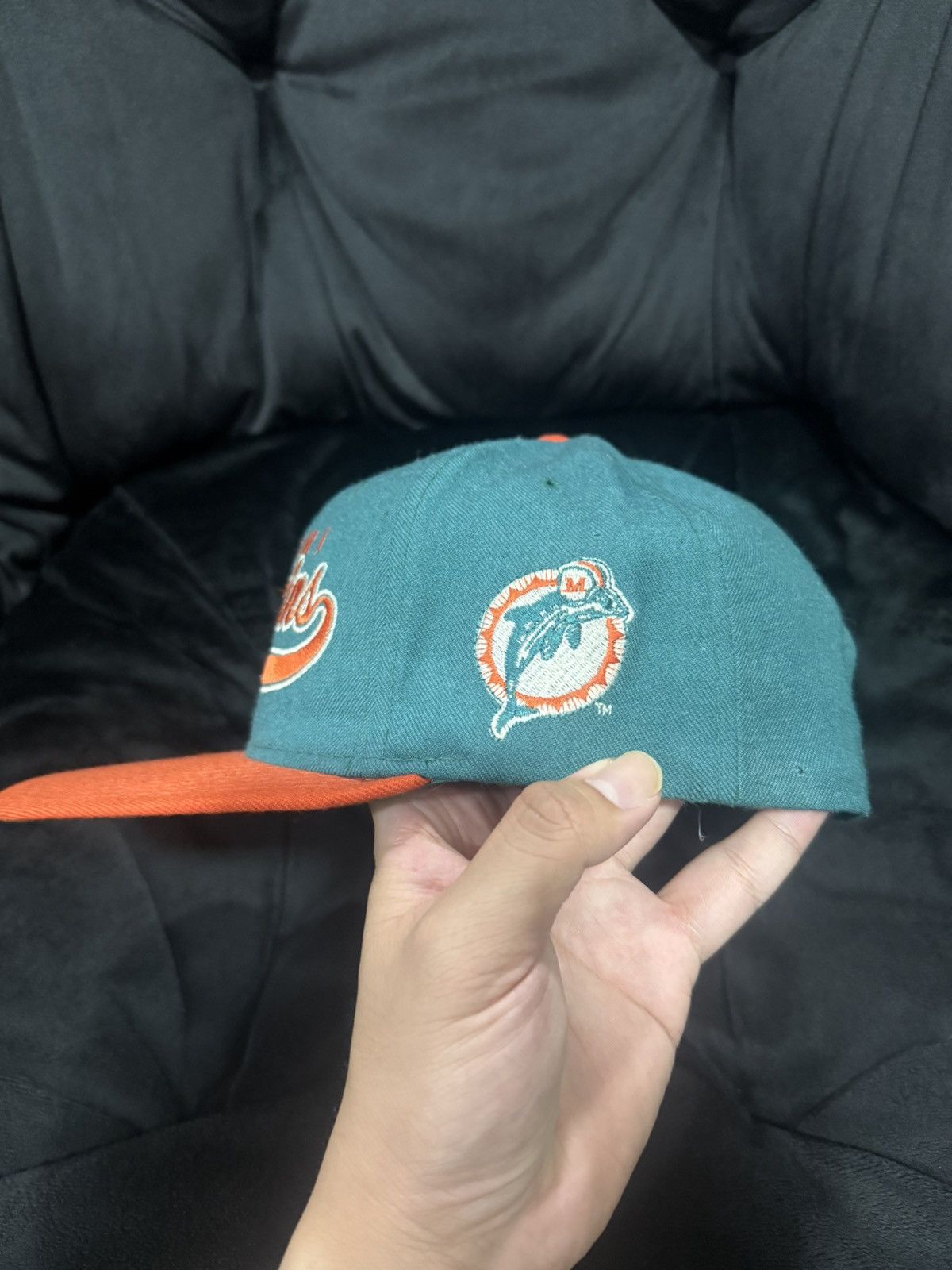 Starter Vintage 90s miami dolphins tailsweep starter snapback cap Size ONE SIZE - 3 Thumbnail