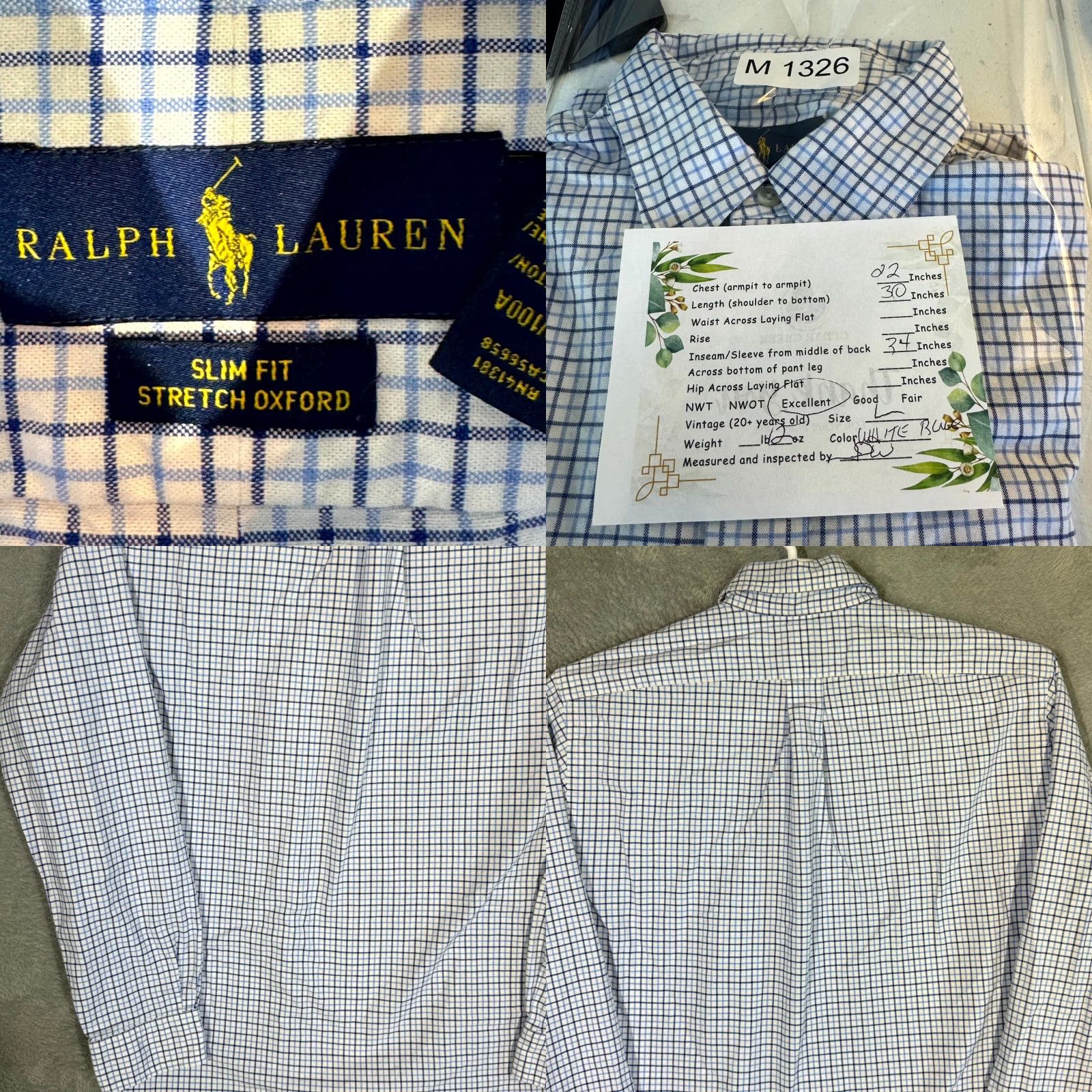 Ralph Lauren VINTAGE Size US L / EU 52-54 / 3 - 8 Thumbnail
