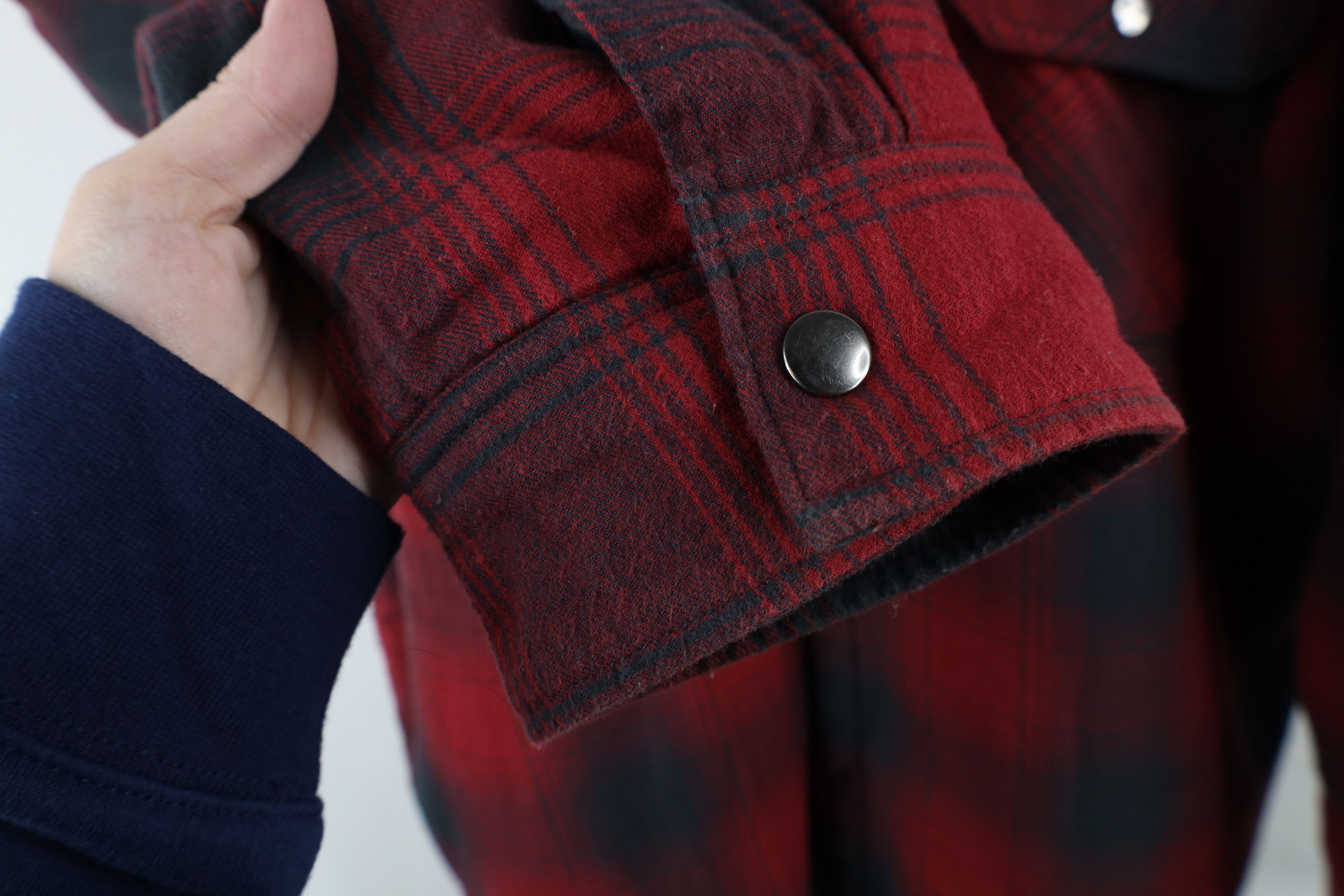 Vintage Vintage 90s Big Mac Pile Fleece Lined Flannel Shirt Jacket Size US XXL / EU 58 / 5 - 6 Thumbnail