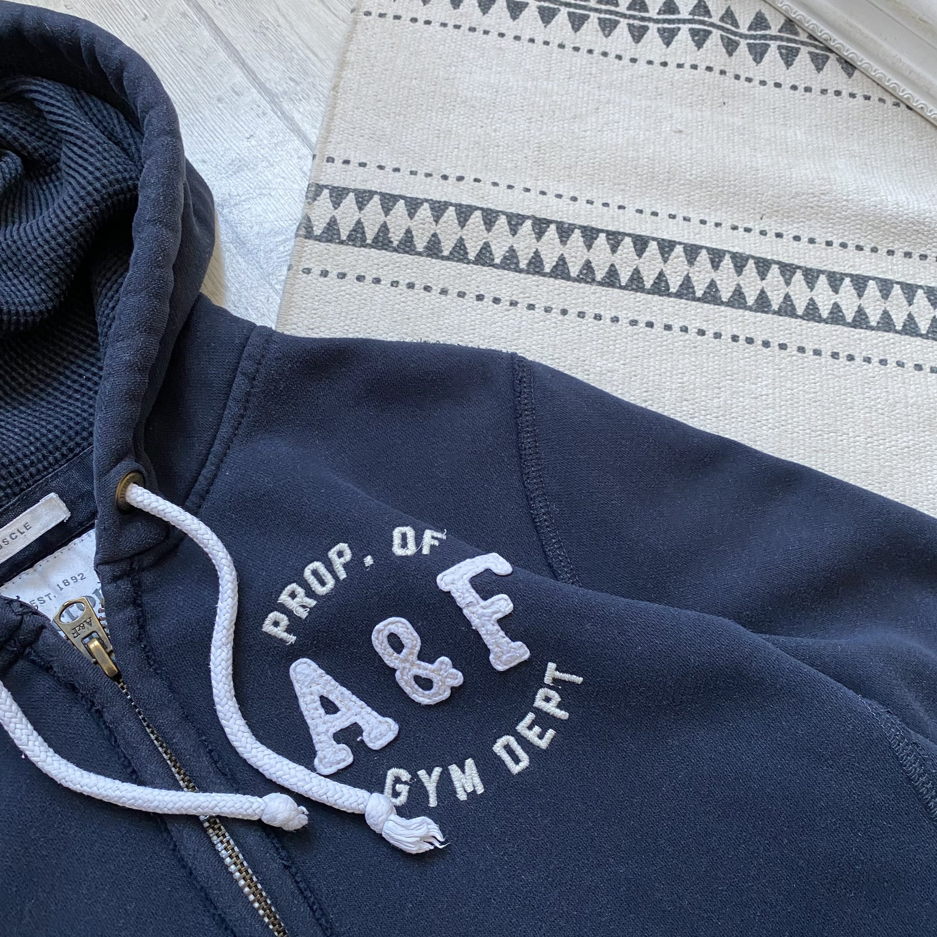 Vintage LGB style Heavy Abercrombie Fitch hoodie distressed Sweatshirts Hoodies