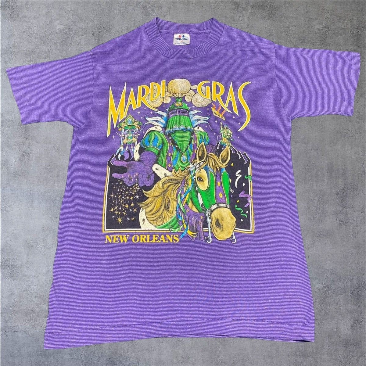 Vintage Vintage Mardi Gras New Orleans Shirt Size US M / EU 48-50 / 2 - 1 Thumbnail