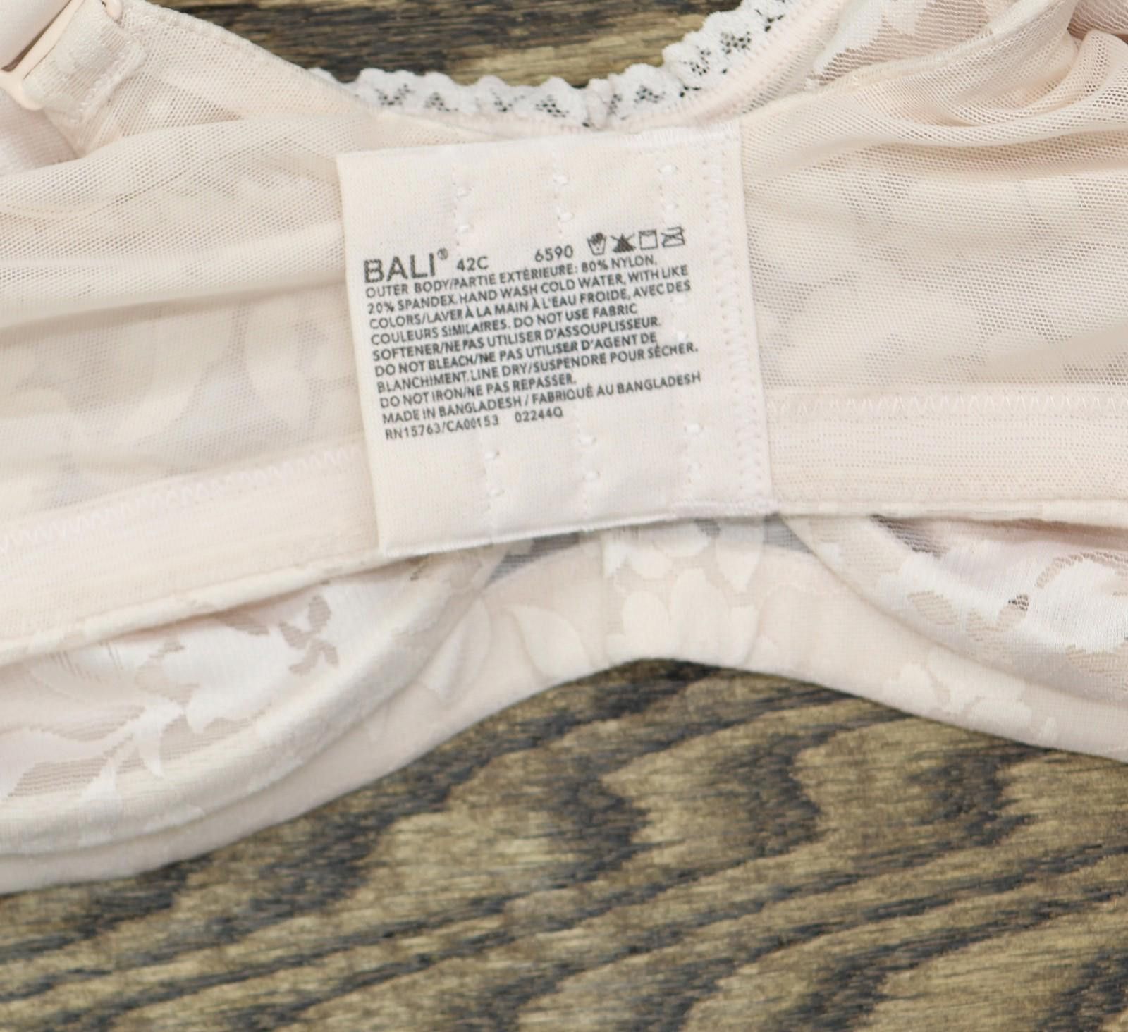 Balenciaga Nwt Bali Smooth Lace Bra Womens Df6590 Sandshell Brown 42c Size ONE SIZE - 5 Thumbnail