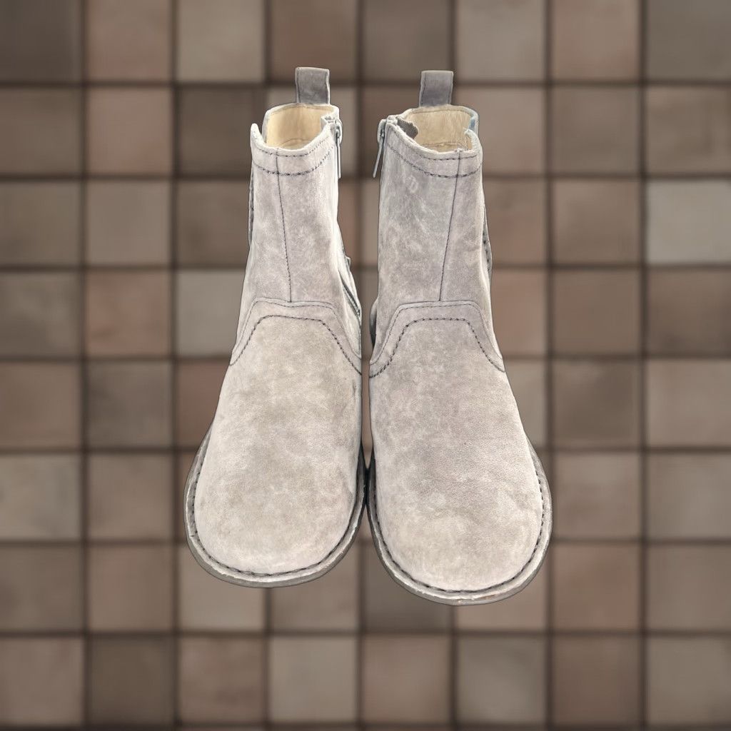 Ugg UGG Womens Neevah Boots - Bootie - Beige Tan Suede - Size 7 - Zip Closure - Shearling Lined - Cushioned Insole - Ankle Bootie - Womens Size US 7 / IT 37 - 1 Thumbnail