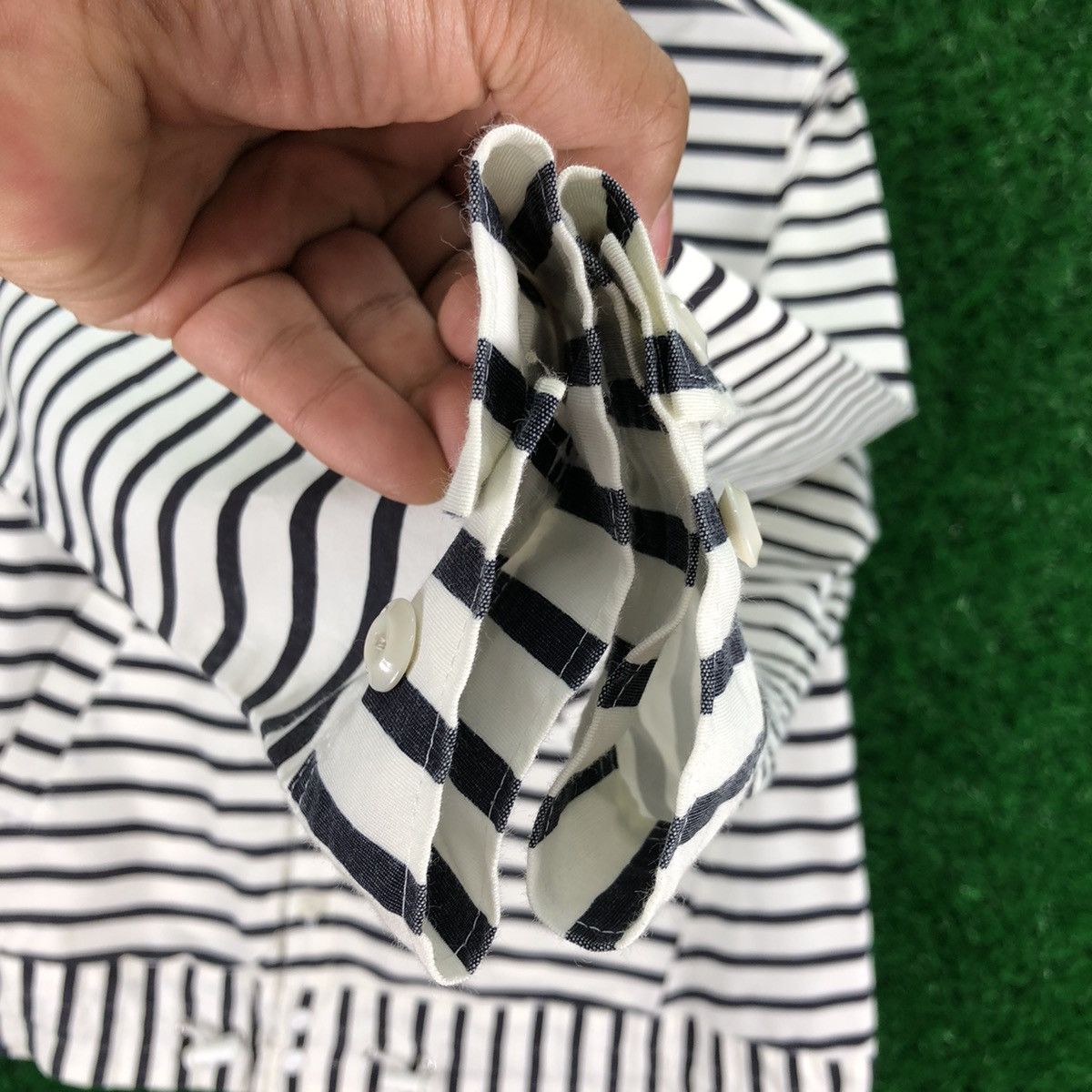 Beams Plus Vintage 90's Prisoner Stripe Jacket by Beams Boy Size US XS / EU 42 / 0 - 10 Thumbnail