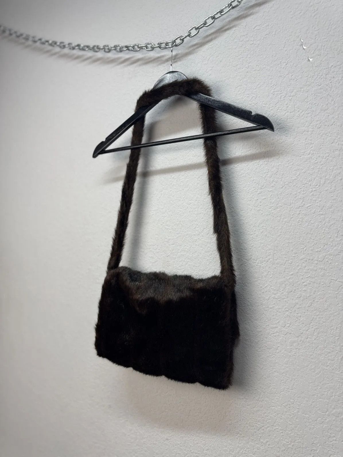 If Six Was Nine Vintage Hysteric Glamour Style Fur Rabbit Opium Bag Gothic Size ONE SIZE - 13 Thumbnail