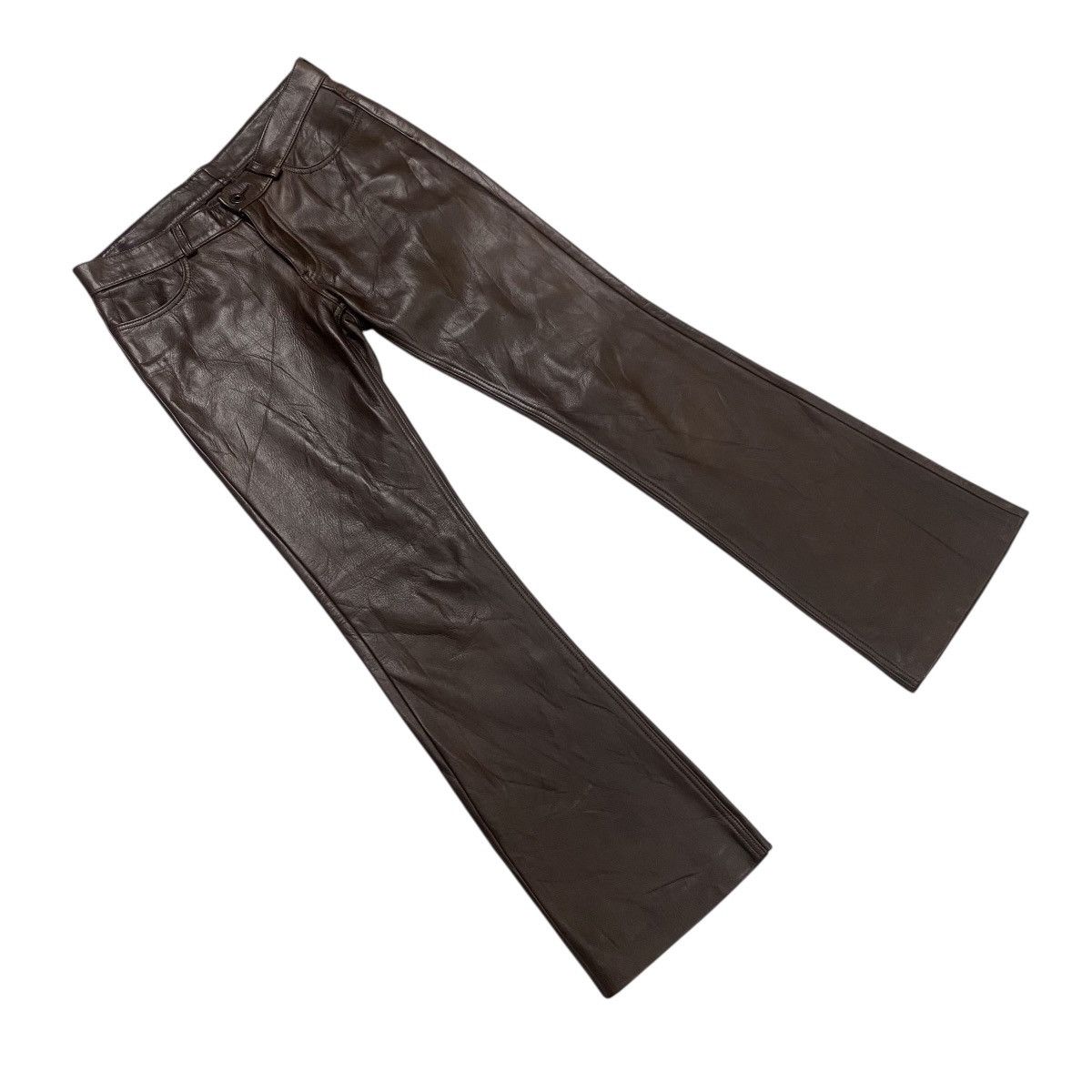 Leather Wai-two cowhide leather pant Size 30" / US 8 / IT 44 - 2 Thumbnail