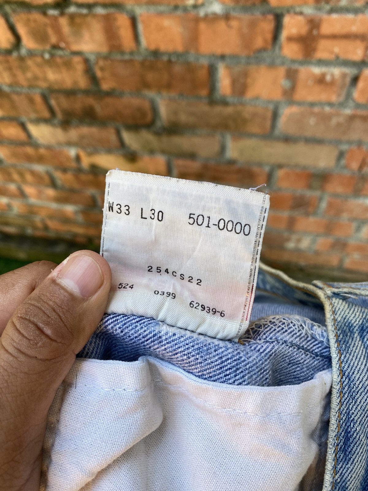 Levi's × Levi's Vintage Clothing × Vintage W32x27.5 vintage levi's 501 made in USA distressed denime Size US 32 / EU 48 - 8 Thumbnail