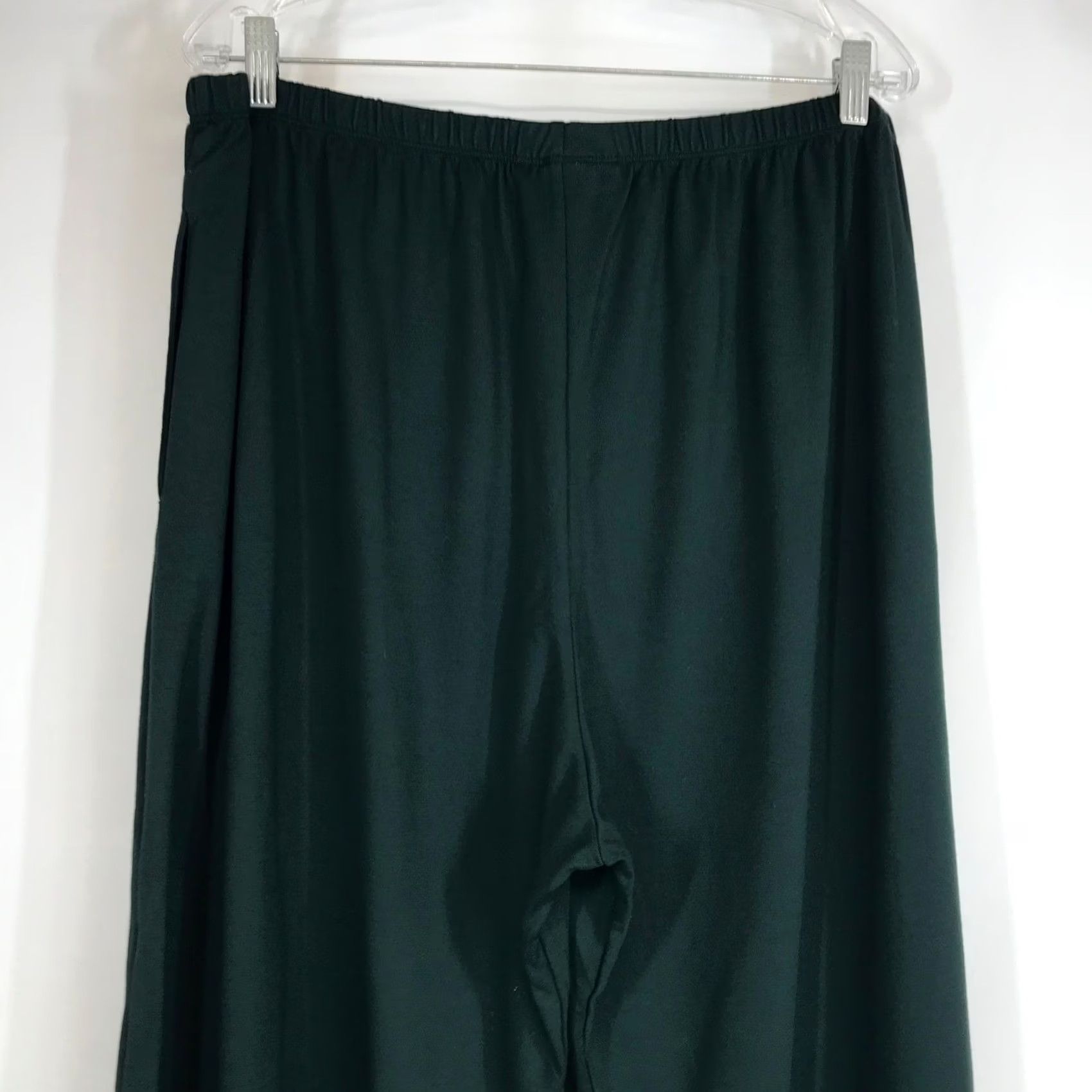Vintage Bryn Walker Dark Green Wide Leg Pants Women's Size 40" / US 18 - 5 Thumbnail