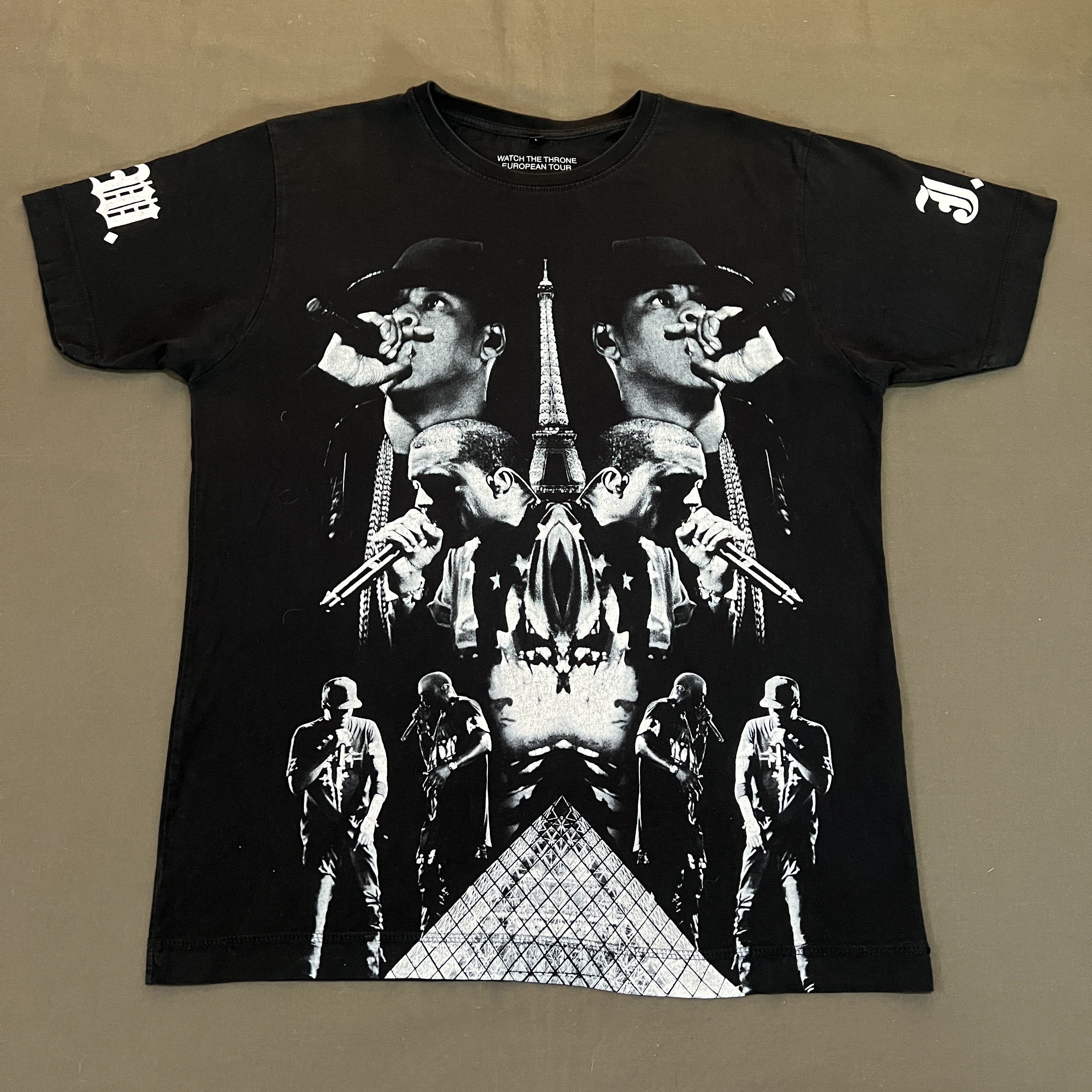 Jay-Z Jay Z Kanye West Watch The Throne European Tour Tee Size US L / EU 52-54 / 3 - 4 Thumbnail