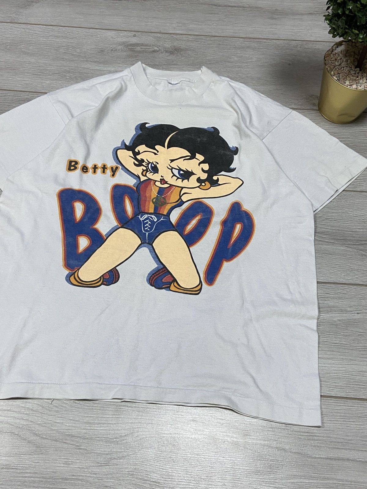 Other Betty Boop USA 90s vintage xxx sex t-shirt boxy cartoon Size US XL / EU 56 / 4 - 4 Thumbnail