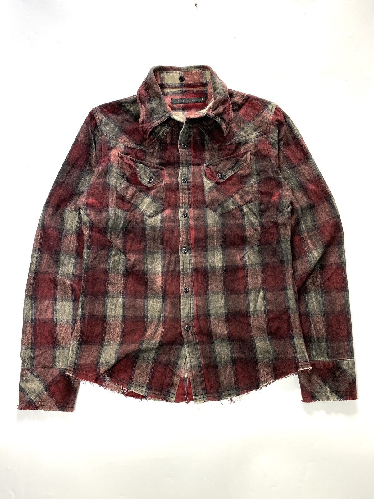 image of 14Th Addiction x Beauty Beast Fuga Mudmax Flannel Ifsx Lgb Style in Red (Size Small)