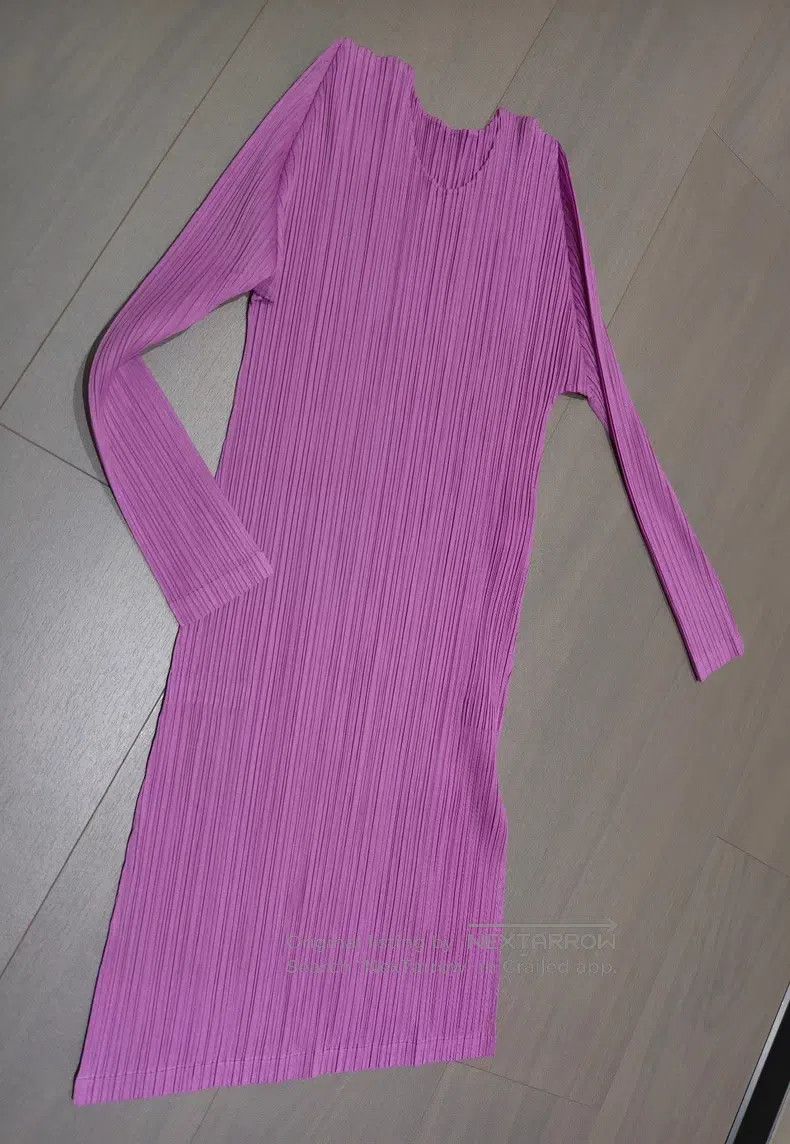 Issey Miyake Issey Miyake Purple Long Sleeve Size L / US 10 / IT 46 - 1 Thumbnail