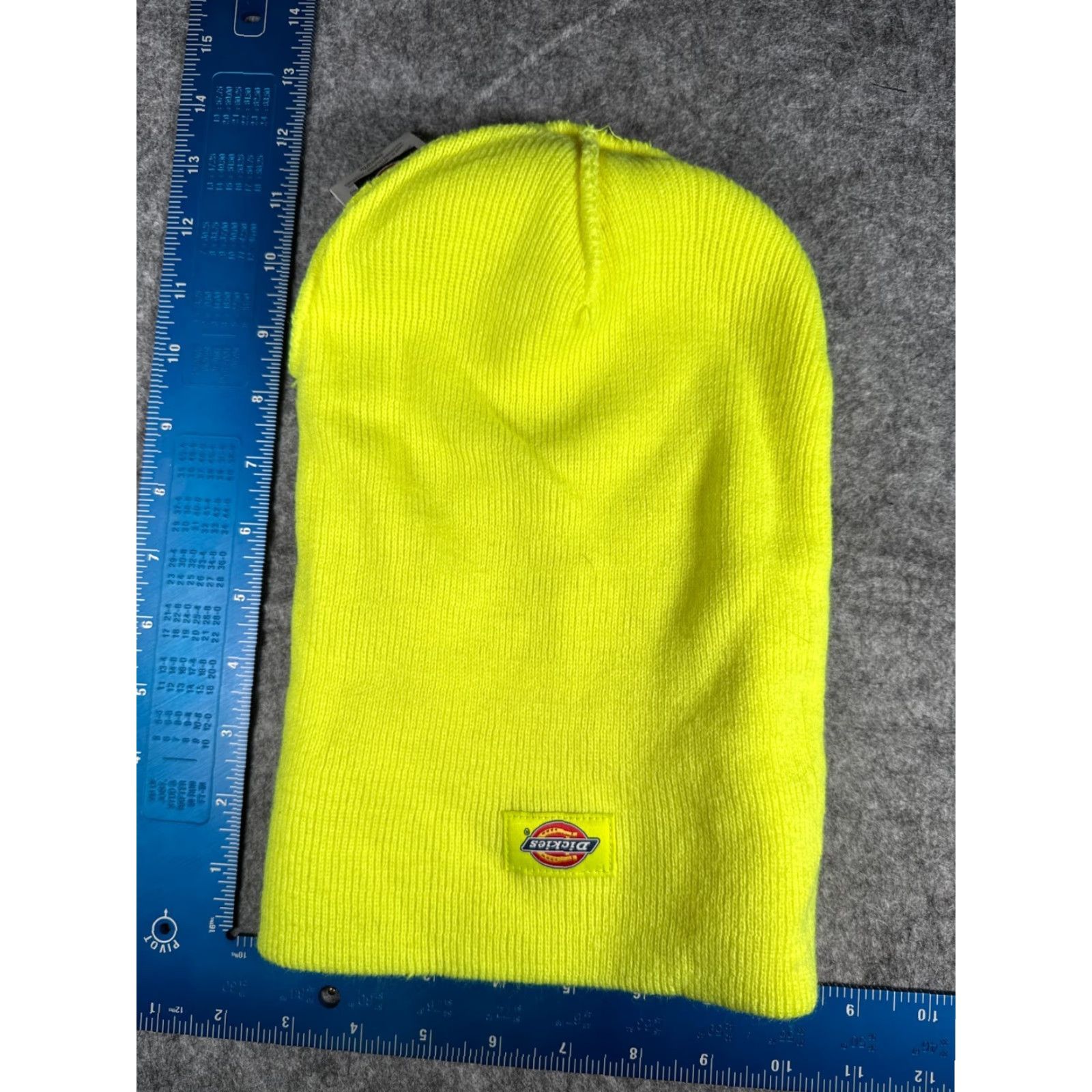 Dickies Dickies Beanie One Size Adult Yellow Knit 100% Acrylic Snow Ski Workwear Casual, Winter Mens Beanie Size ONE SIZE - 4 Thumbnail