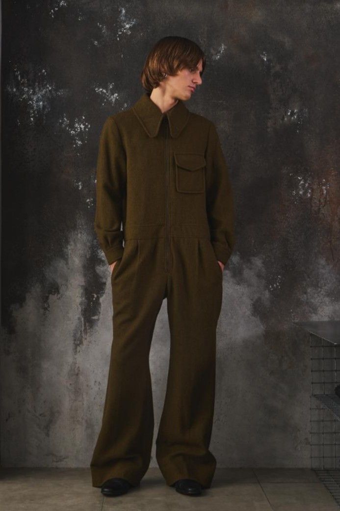 Gucci GUCCI 2018 Wool Zip-Up Utility Jumpsuit Size US 30 / EU 46 - 3 Thumbnail