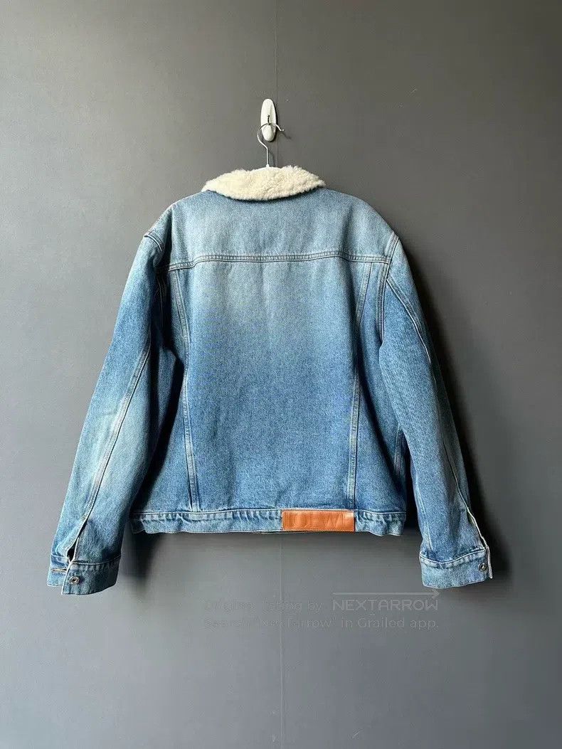 Loewe Loewe Faux Fur Denim Jacket Size US L / EU 52-54 / 3 - 2 Thumbnail