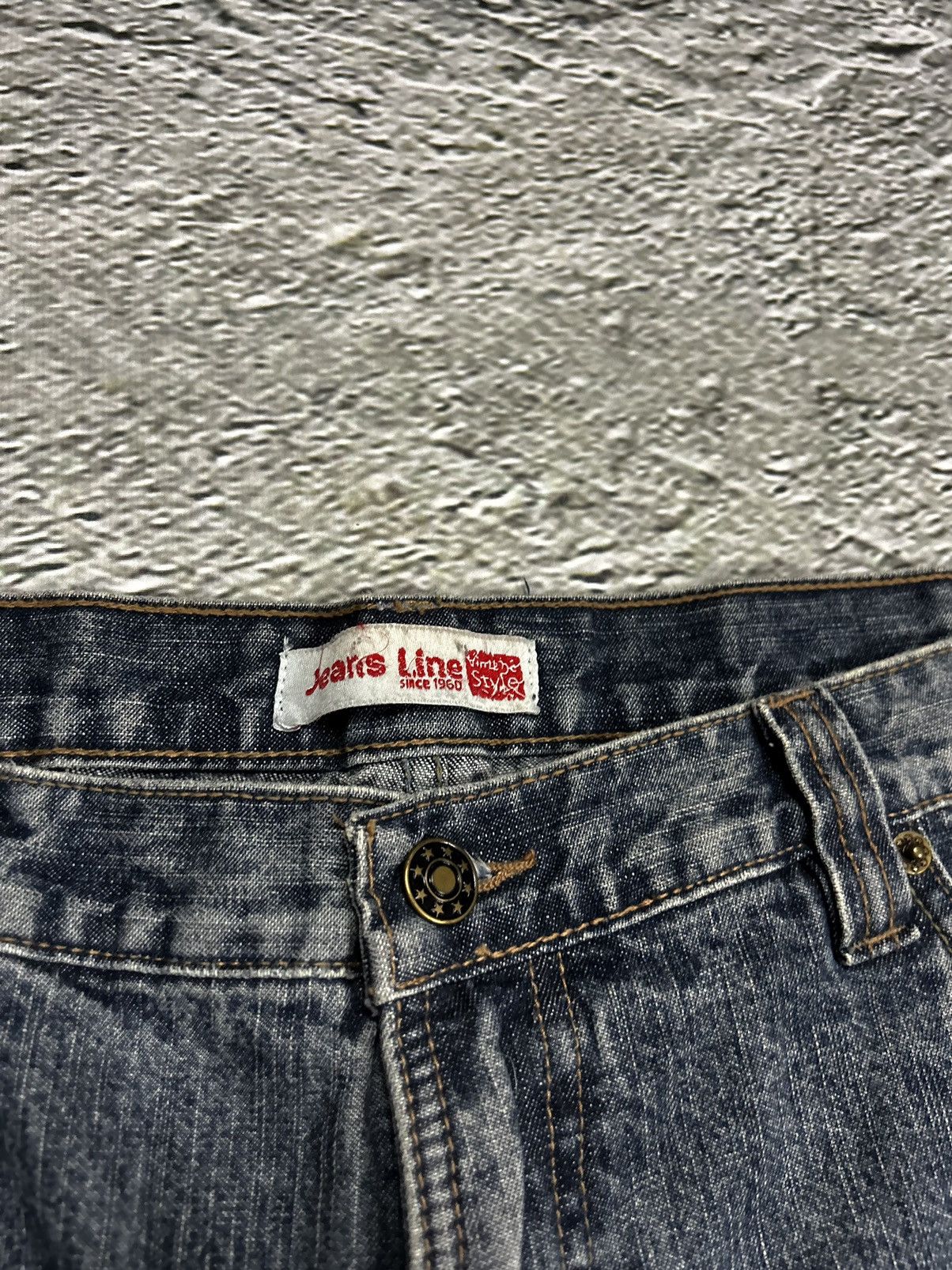 Vintage Jorts vintage baggy Y2K navy denim shorts Size US 40 / EU 56 - 3 Thumbnail