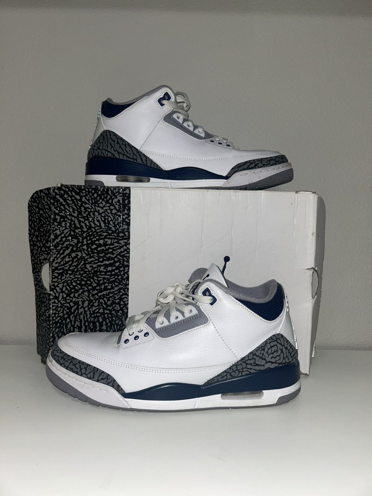 Jordan Brand Jordan 3 midnight navy size 10 Size US 10 / EU 43 - 2 Thumbnail