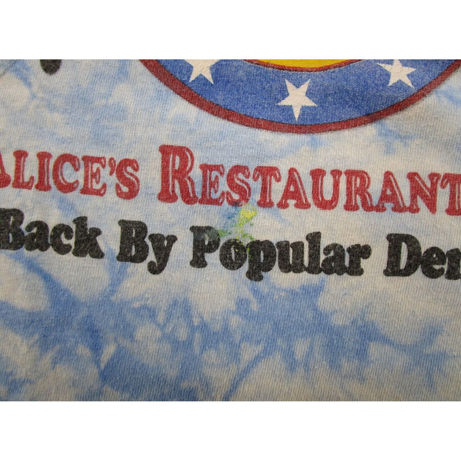 Gildan Arlo Guthrie World Tour Alice’s Restaurant Tie Dye Tour T-Shirt XL Unisex READ Shirt Adult XL Multicolor Music Festival Mid-2000s Mens Size US XL / EU 56 / 4 - 3 Thumbnail