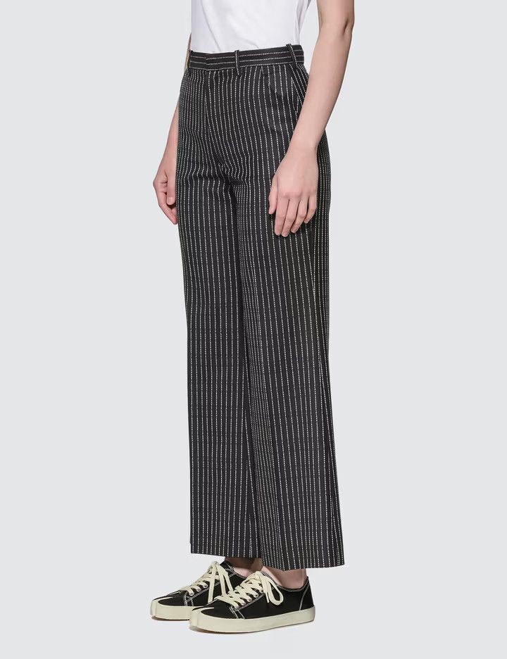 Maison Margiela o1y0625 Casual Pant in Black/White Size 27" / US 4 / IT 40 - 2 Thumbnail