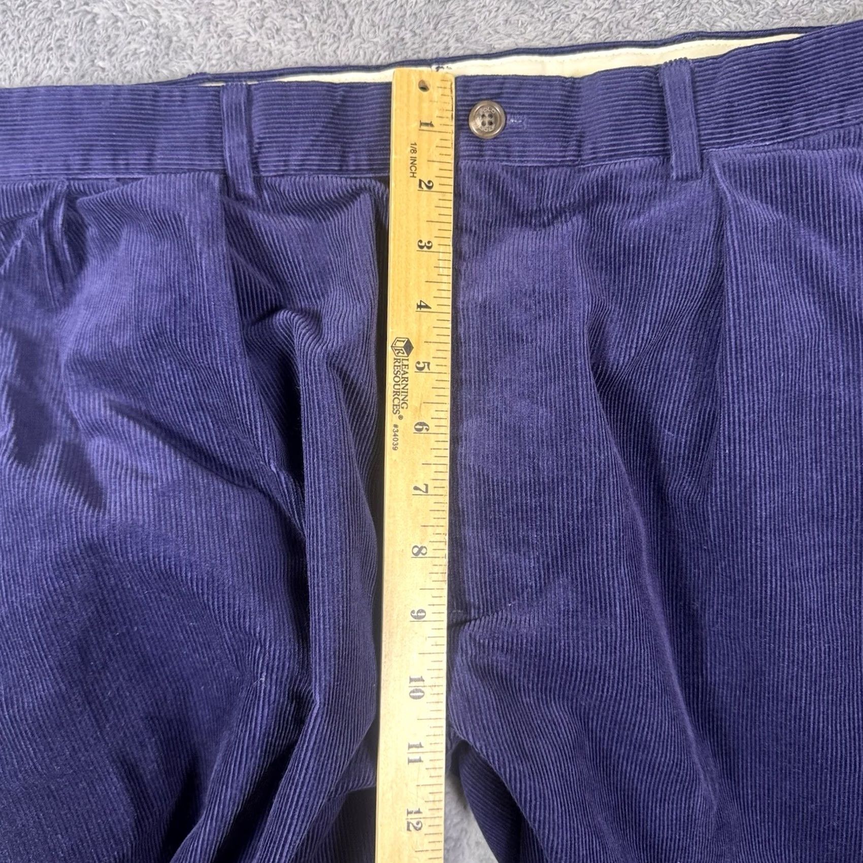 Polo Ralph Lauren Polo Ralph Lauren 90s Corduroy Chino Pants Men 36x34 - Golf Crest Wale VTG - Sale (Blue - 90s) Size US M / EU 48-50 / 2 - 7 Thumbnail