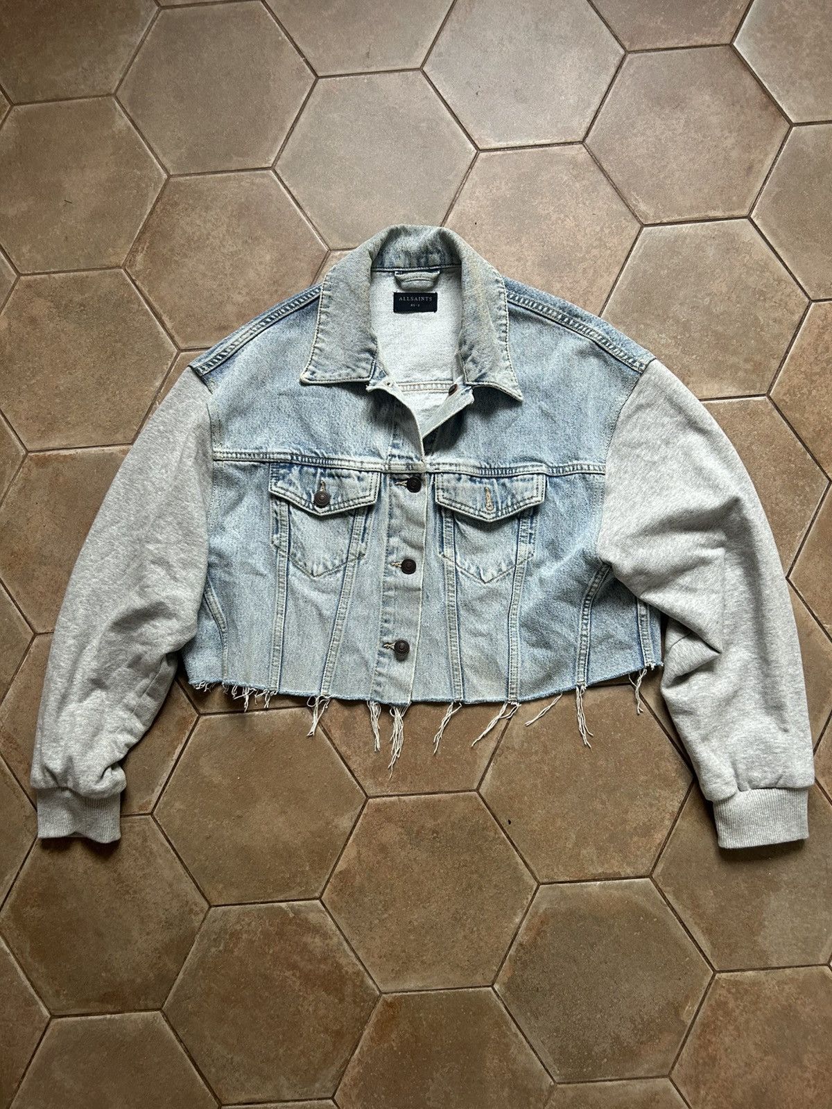 Allsaints Allsaints jeans Denim Jacket Size S / US 4 / IT 40 - 1 Thumbnail