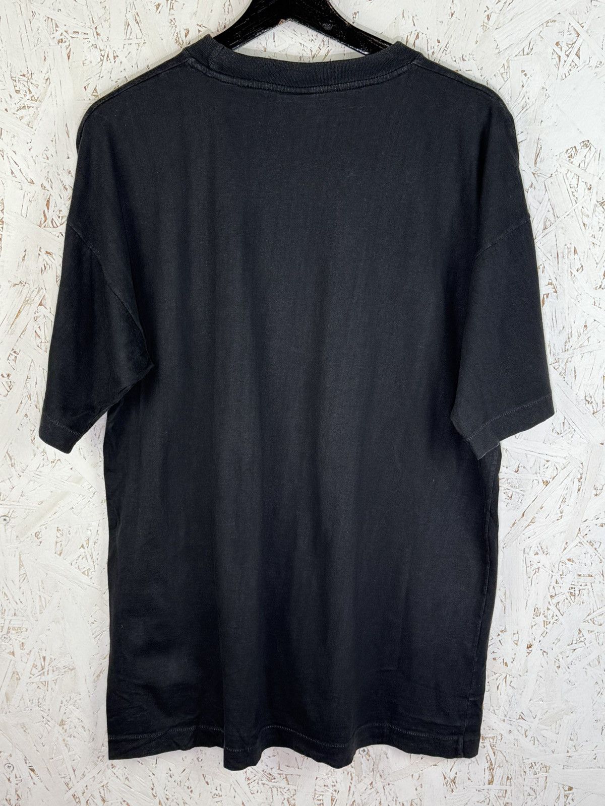 Vintage 90s Anti Nazi Black Single Stitch Punk Band T-Shirt Black L Size US L / EU 52-54 / 3 - 6 Thumbnail