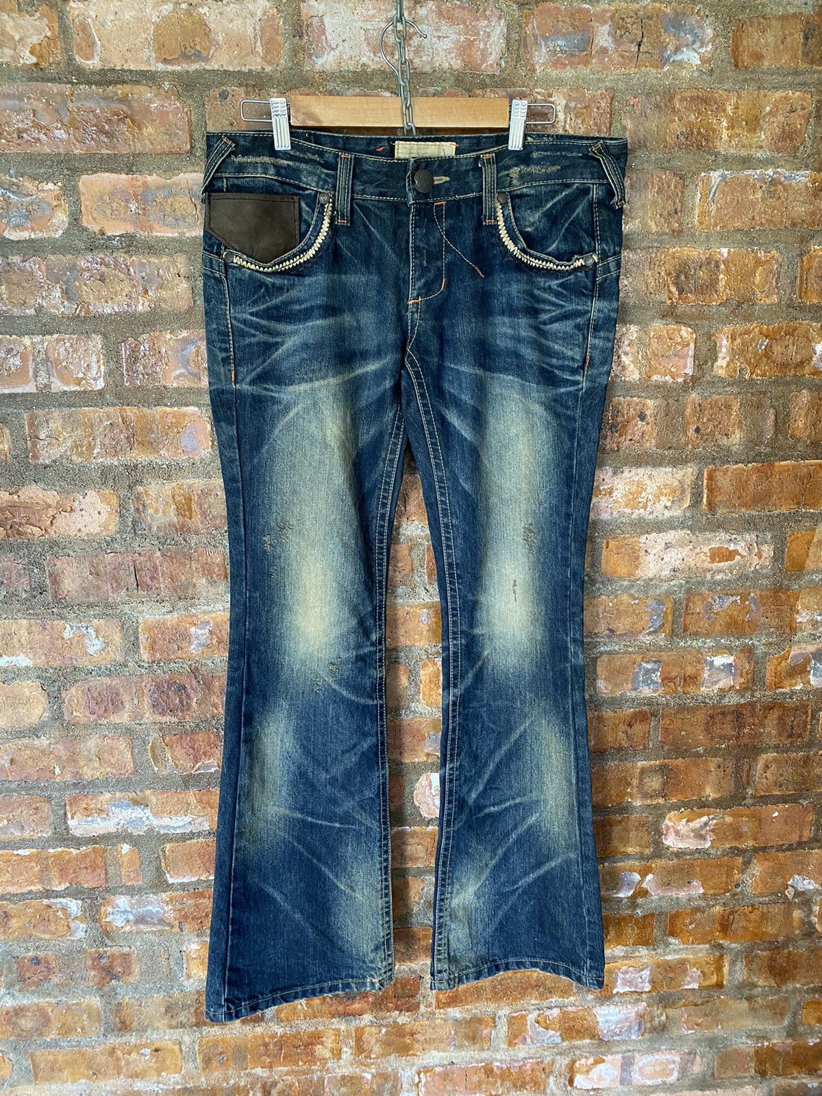 Japanese Brand FLARE🔥Lolita Jeans x Yoshitomo Nara pants Size US 34 / EU 50 - 2 Thumbnail
