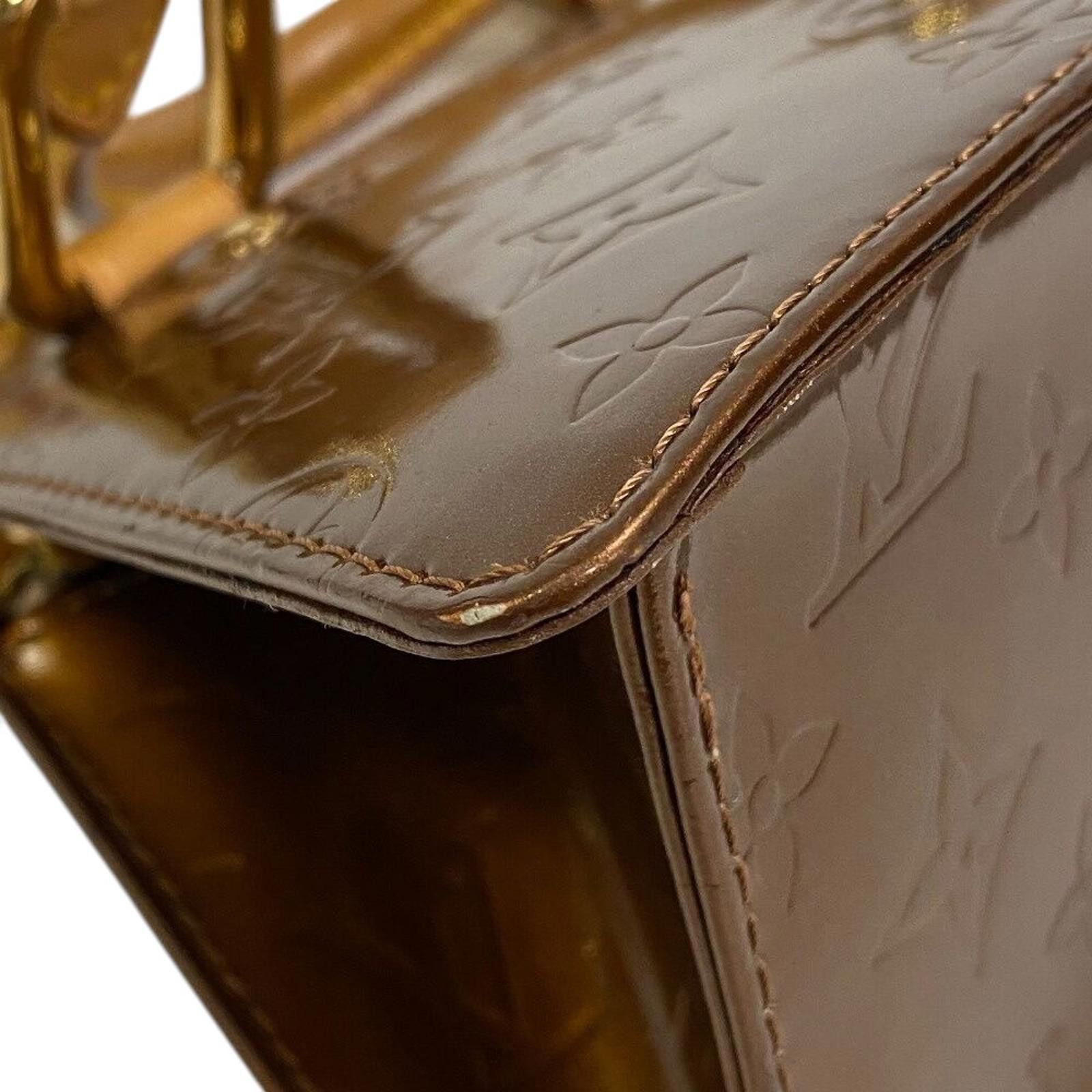 Louis Vuitton Louis Vuitton - Vernis Leather Satchel Bag Brown Size ONE SIZE - 7 Thumbnail