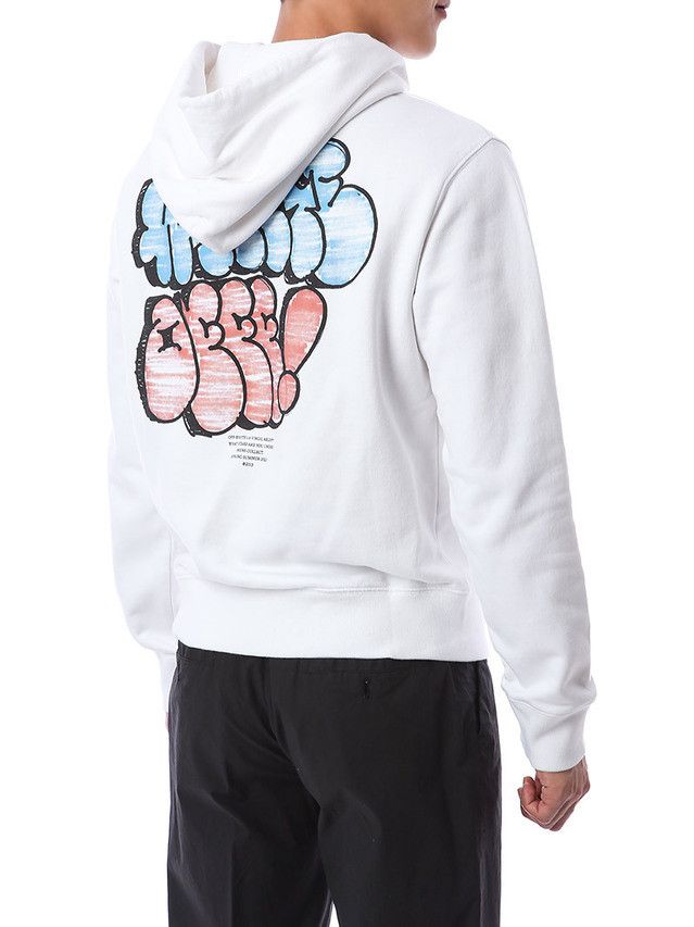 Off-White White Graff Logo Hoodie Size US S / EU 44-46 / 1 - 2 Thumbnail