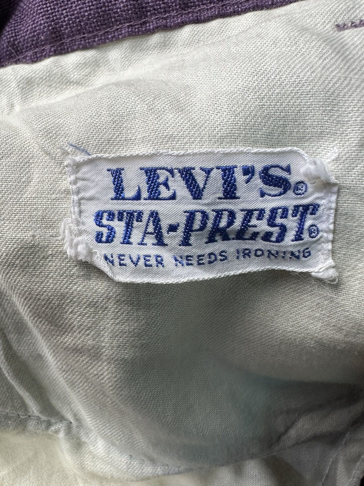 Levi's Vintage 70s Levis Chino Pants Size US 30 / EU 46 - 9 Thumbnail