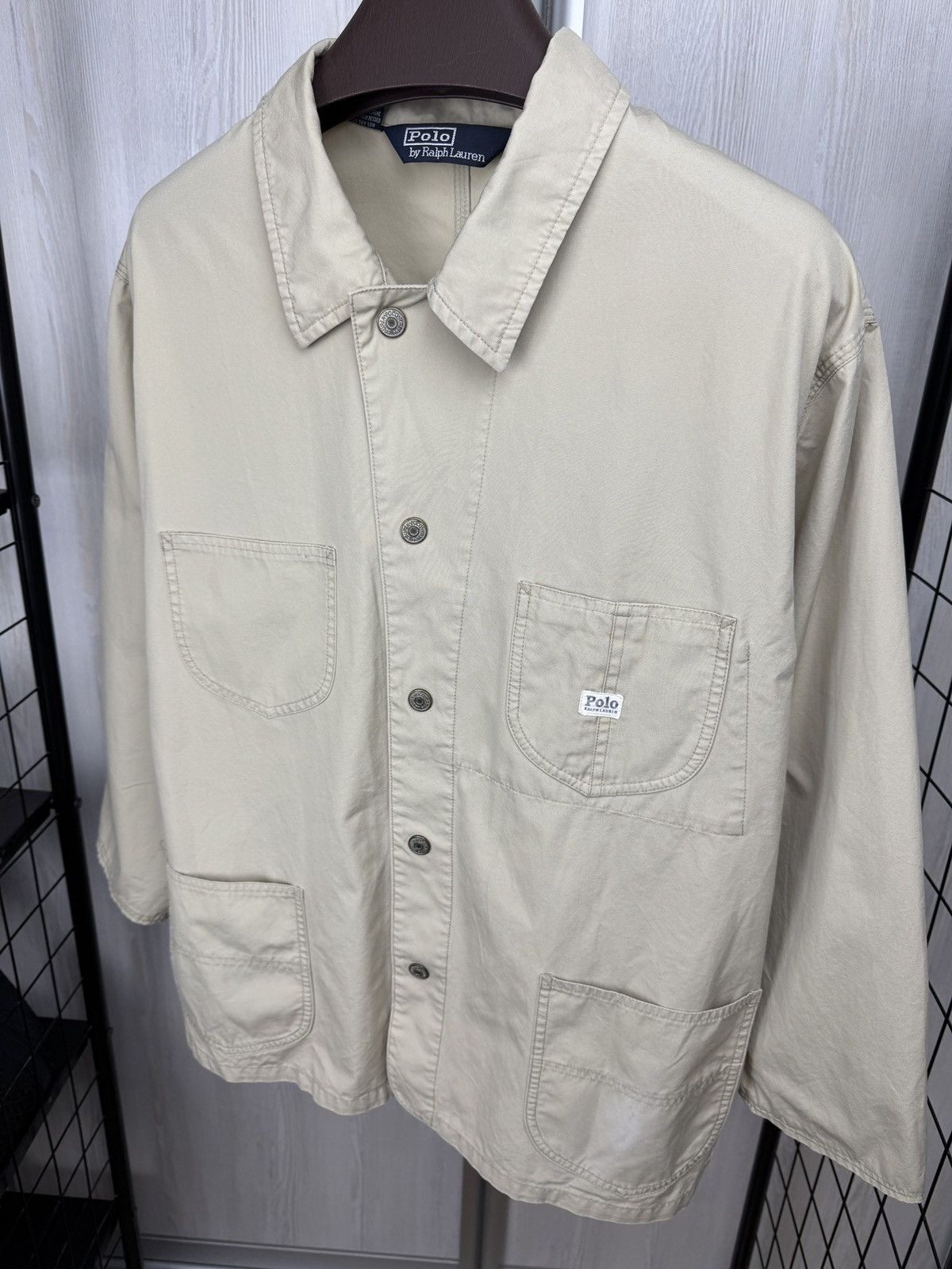Polo Ralph Lauren Polo Ralph Lauren vintage beige flare sleeves button jacket Size US L / EU 52-54 / 3 - 9 Thumbnail