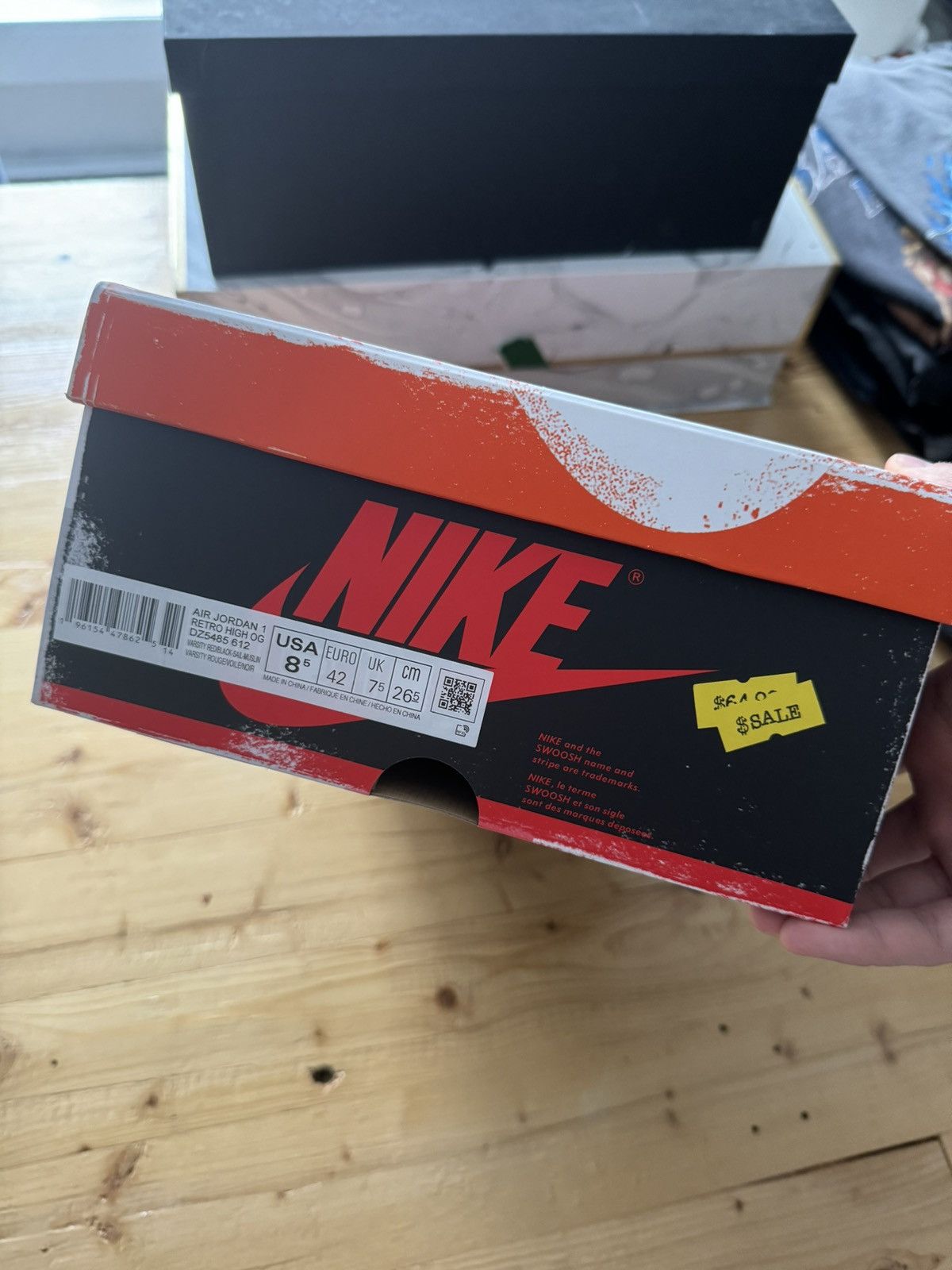 Jordan Brand × Nike × Vintage Jordan 1 Retro High OG Chicago Lost and Found Size US 8.5 / EU 41-42 - 11 Thumbnail