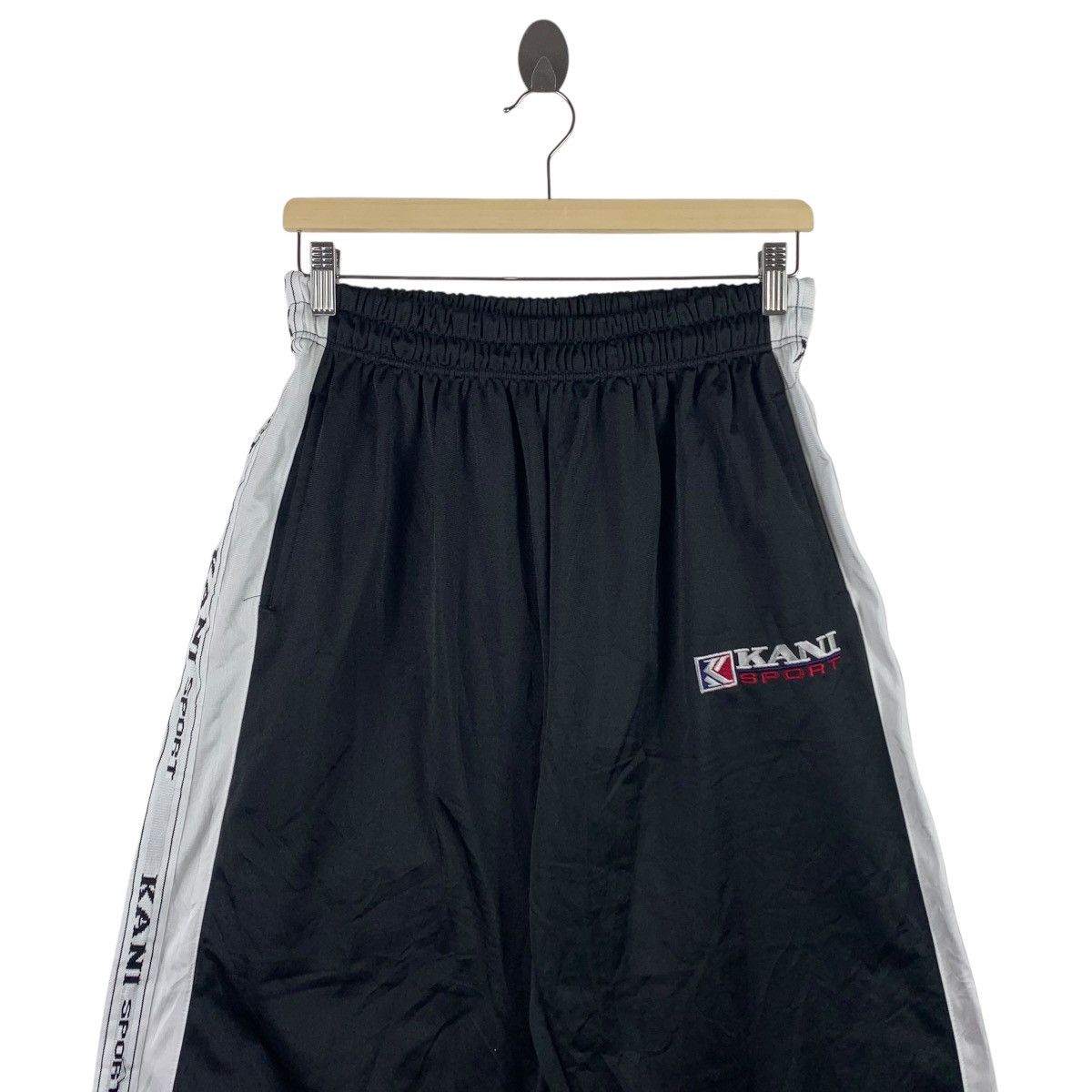 Karl Kani × Vintage Vintage KARL KANI Side tape baggy tracktop pants Size US 35 - 2 Thumbnail