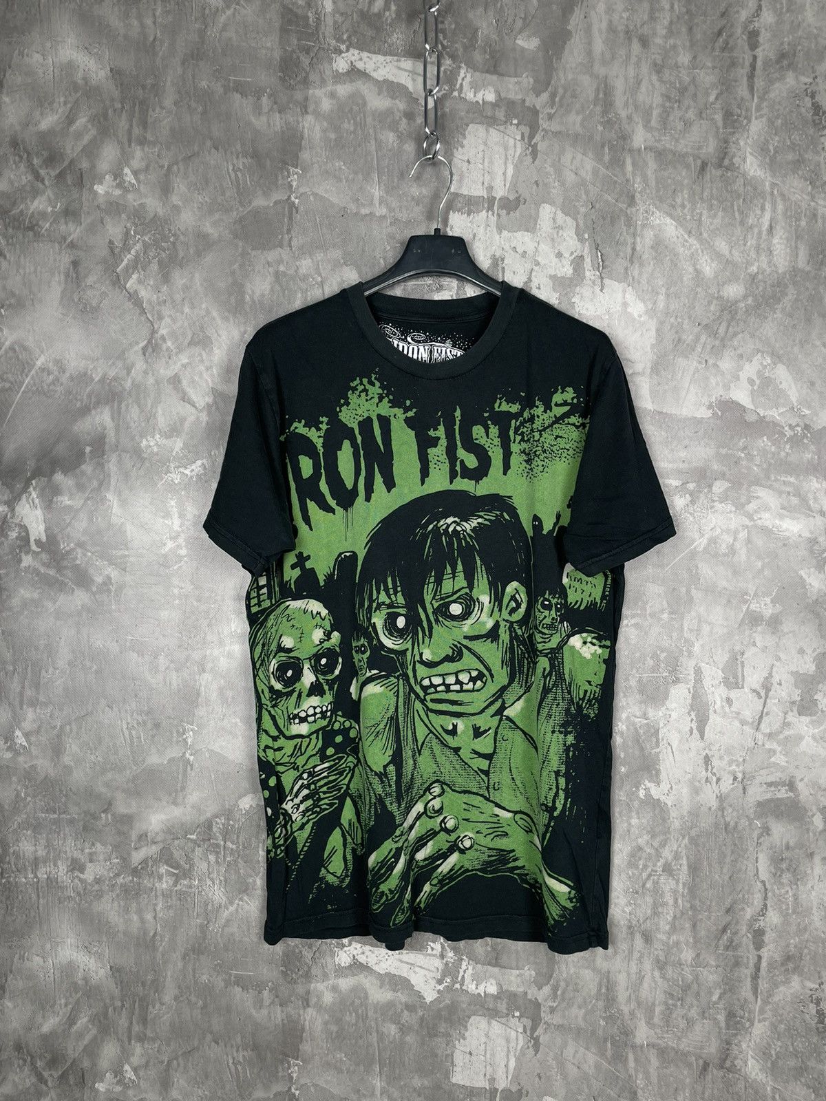 Marvel Comics × Misfits IRON FIST Zombie Chomper Men's Full Print Misfits T-shirt Size US M / EU 48-50 / 2 - 1 Thumbnail