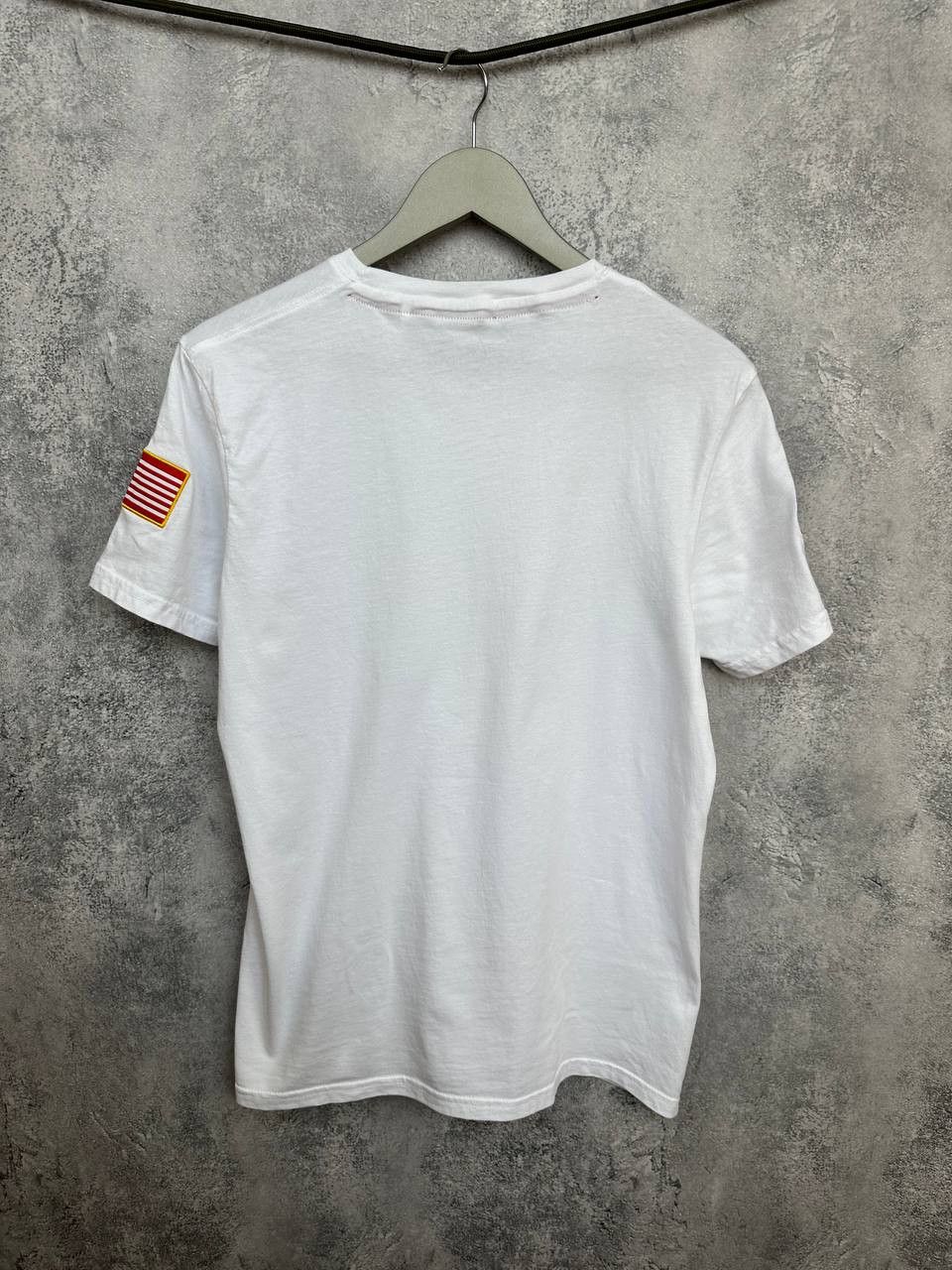 Alpha Industries Alpha Industries NASA Logo Patch T-Shirt White Tee Size US M / EU 48-50 / 2 - 2 Thumbnail